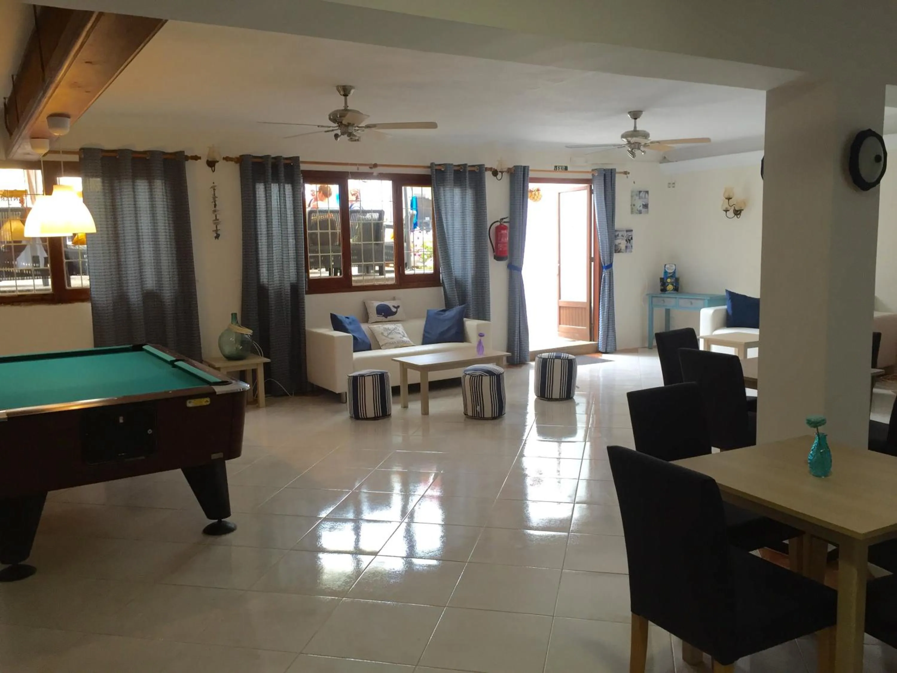 Billiard in Hotel Antares