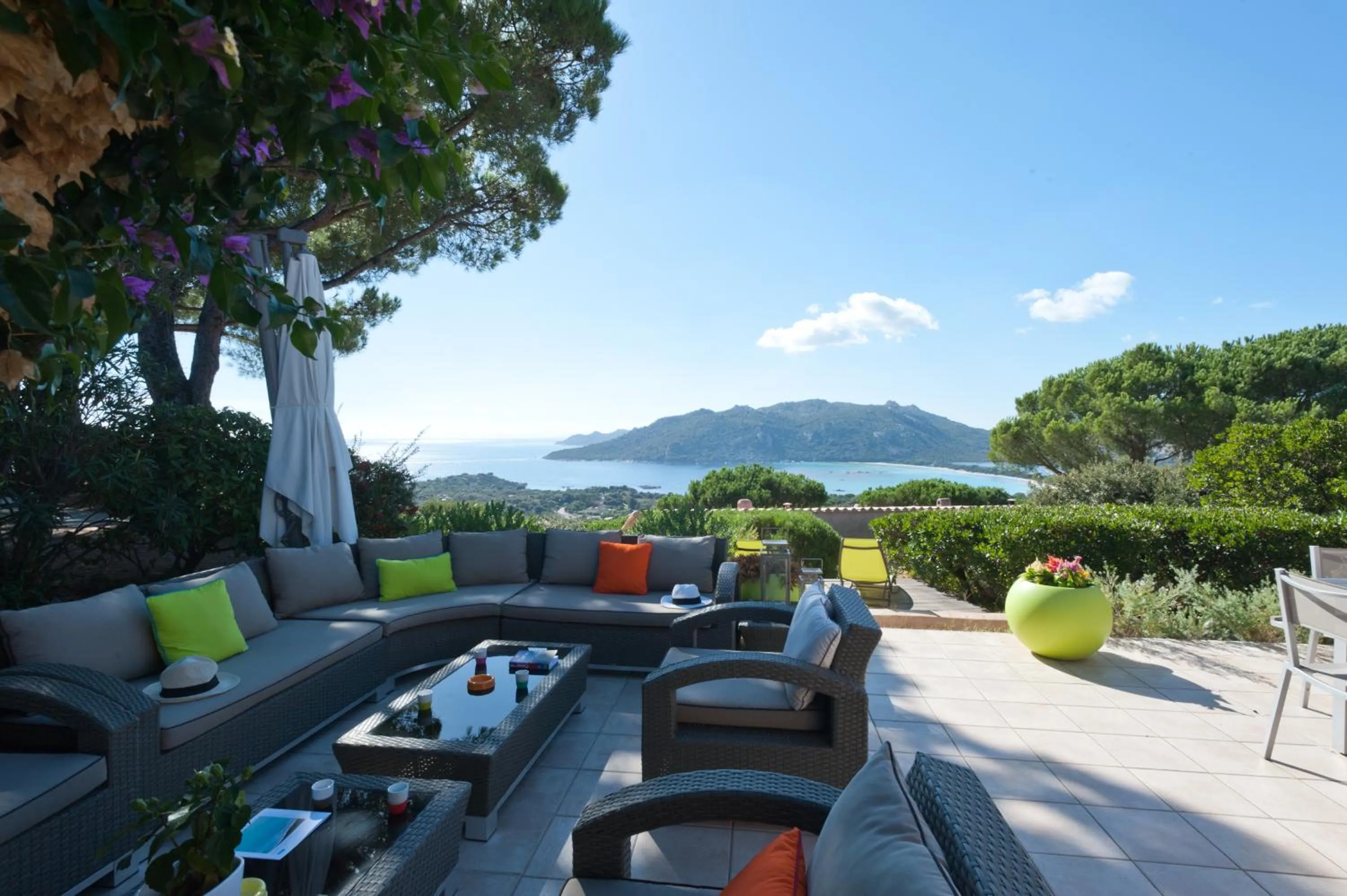 Patio in Résidence Marina Di Santa Giulia