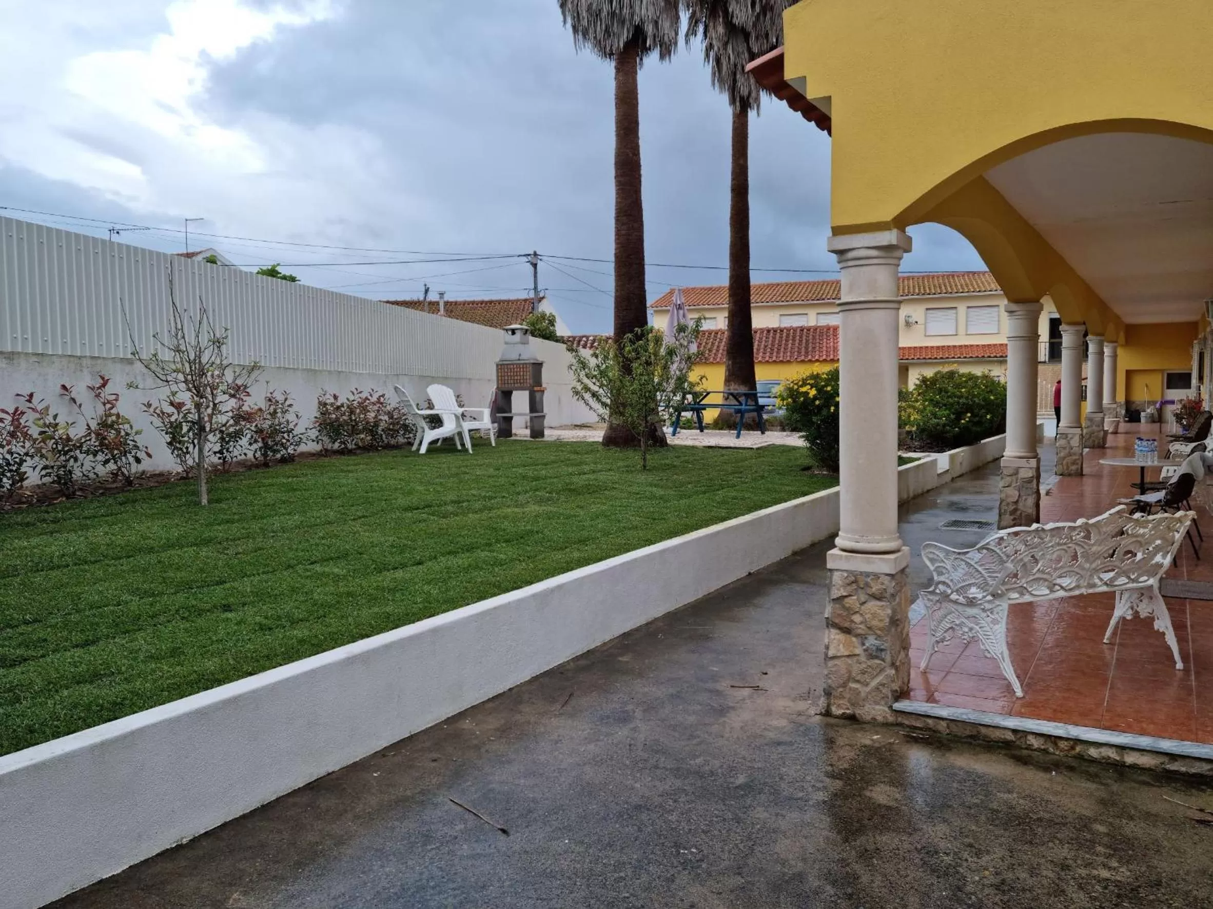 Garden view in Casa das Palmas