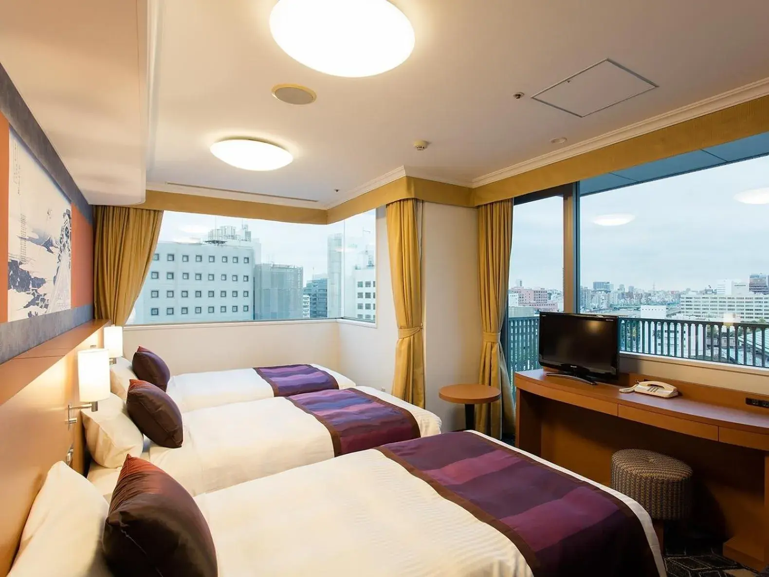 Photo of the whole room in Ryogoku View Hotel