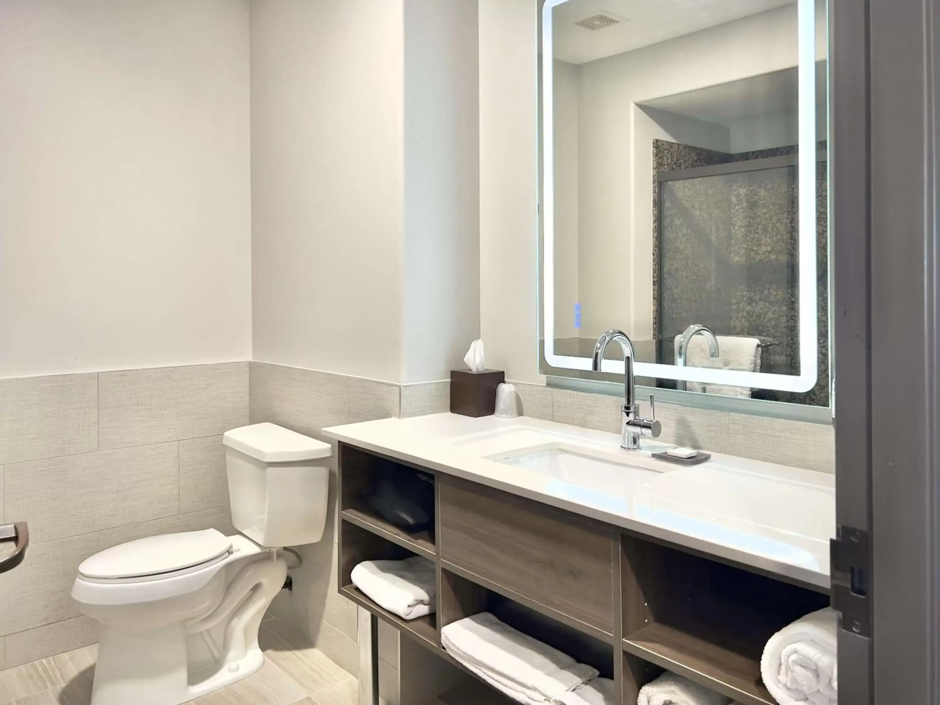 Bathroom in The Oread Lawrence, Tapestry Collection by Hilton Bathroom in The Oread Lawrence, Tapestry Collection by Hilton