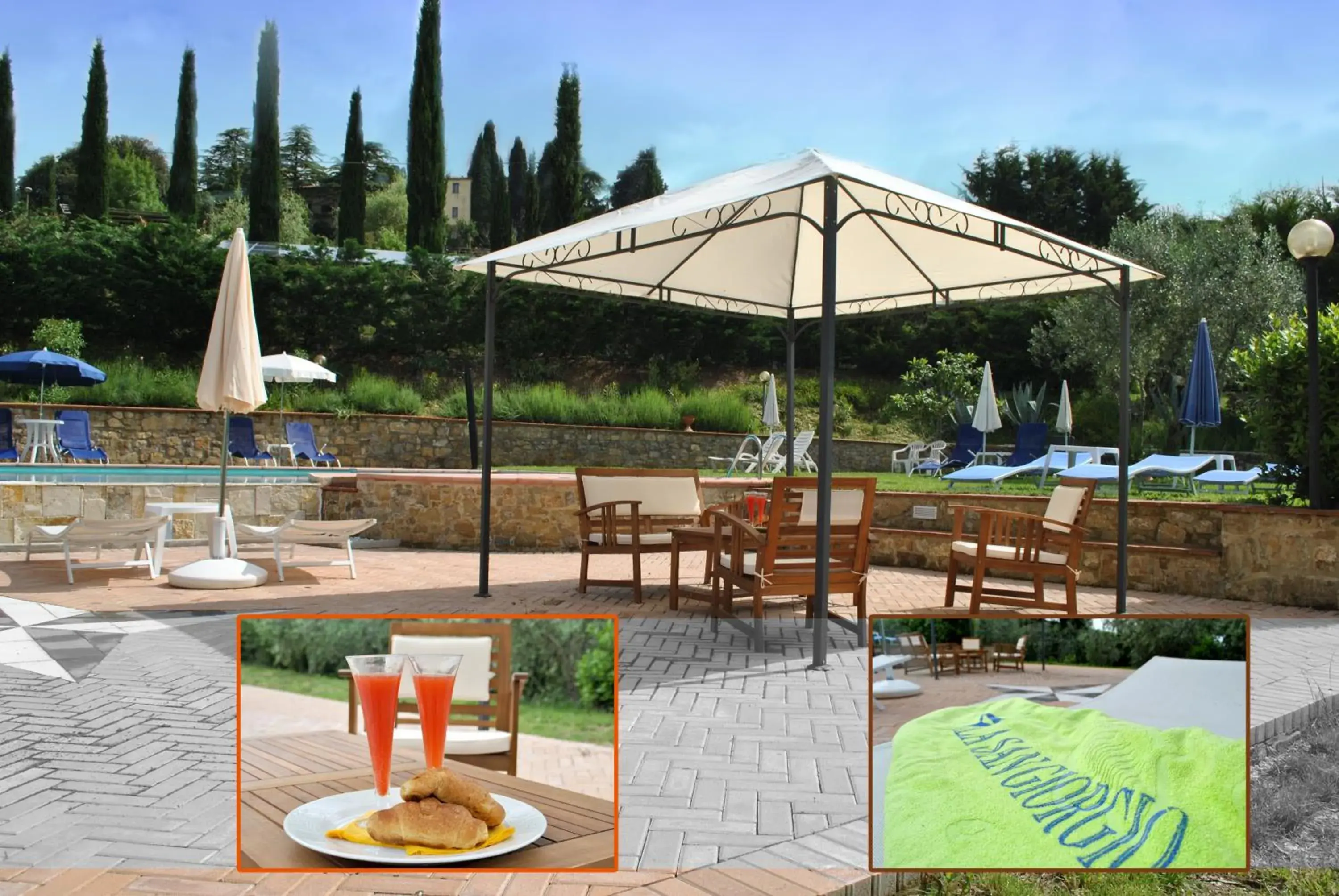 Restaurant/places to eat, Swimming Pool in Hotel Villa San Giorgio