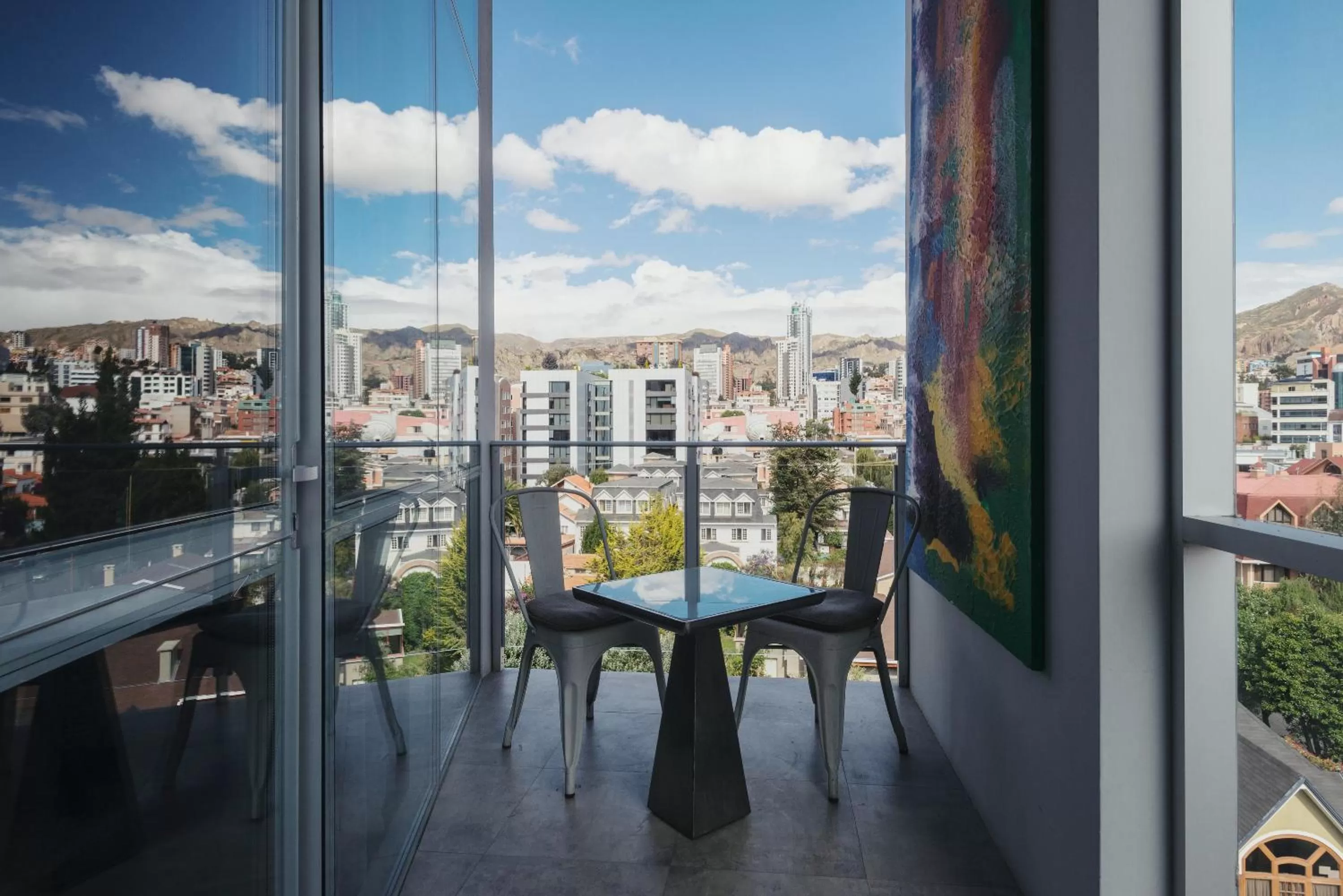 Balcony/Terrace in Atix Hotel, a Member of Design Hotels