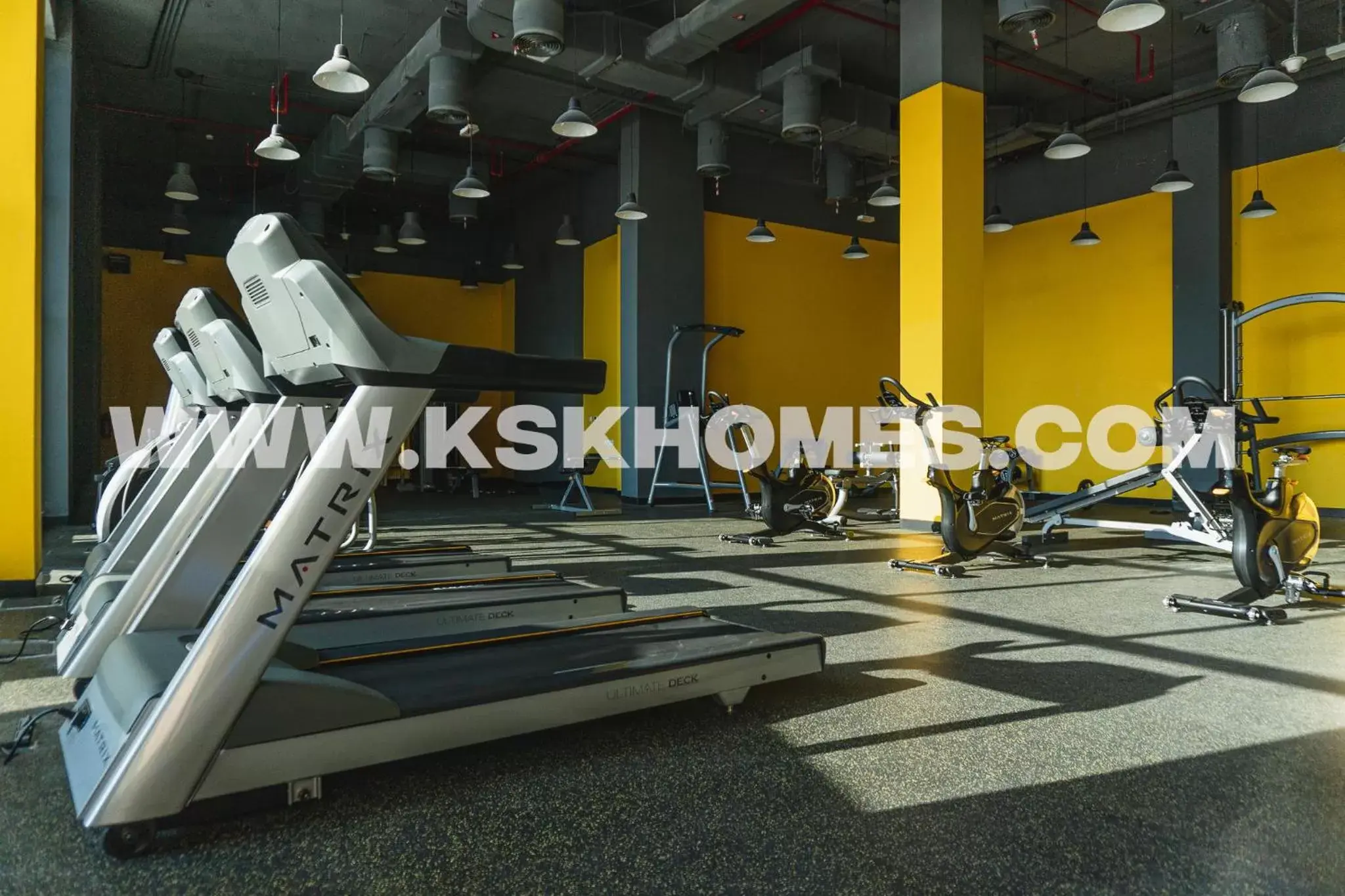 Fitness centre/facilities in KSK Homes Hotel Dubai Academic City