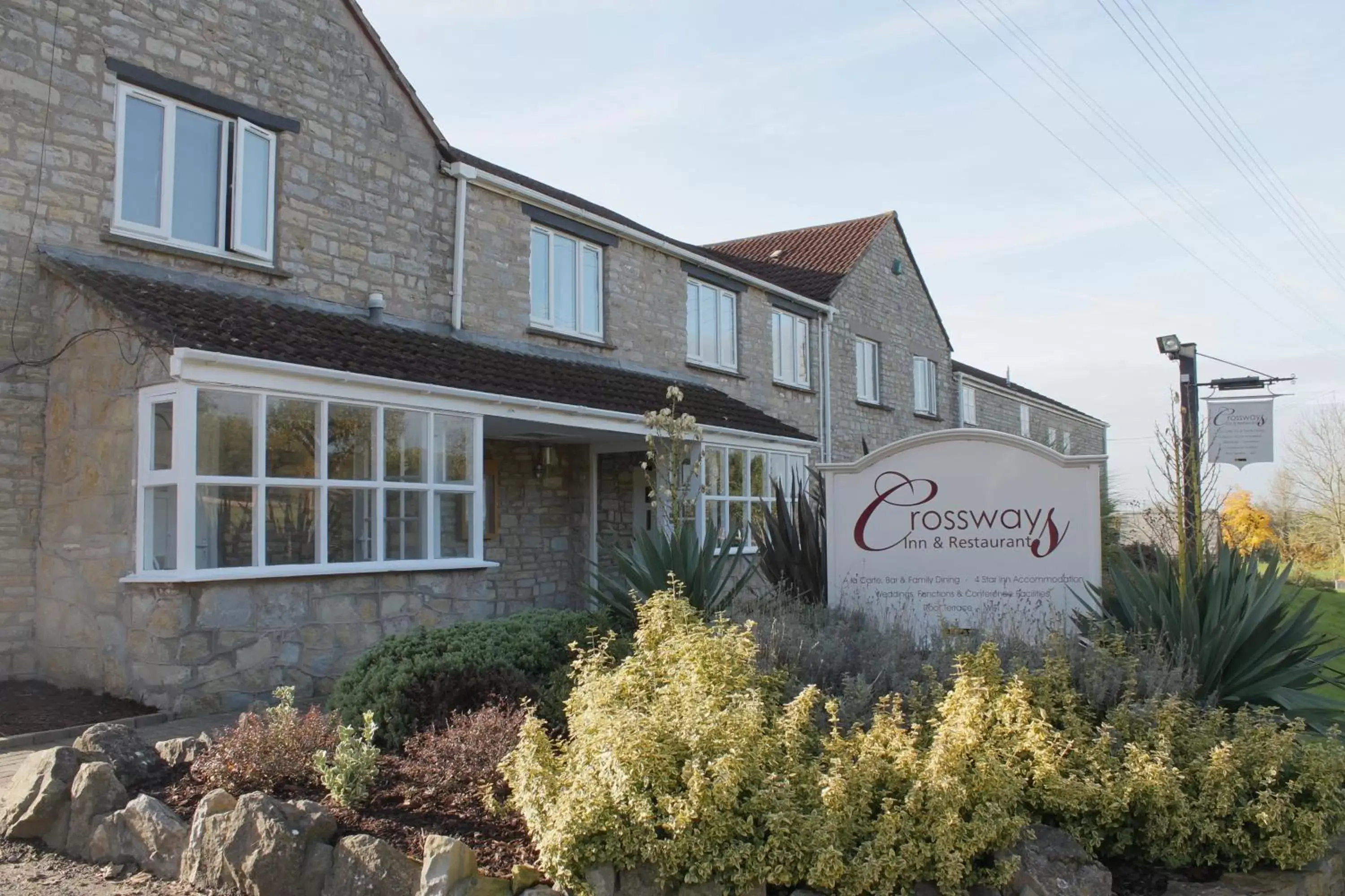 Facade/entrance in Crossways Facade/entrance in Crossways