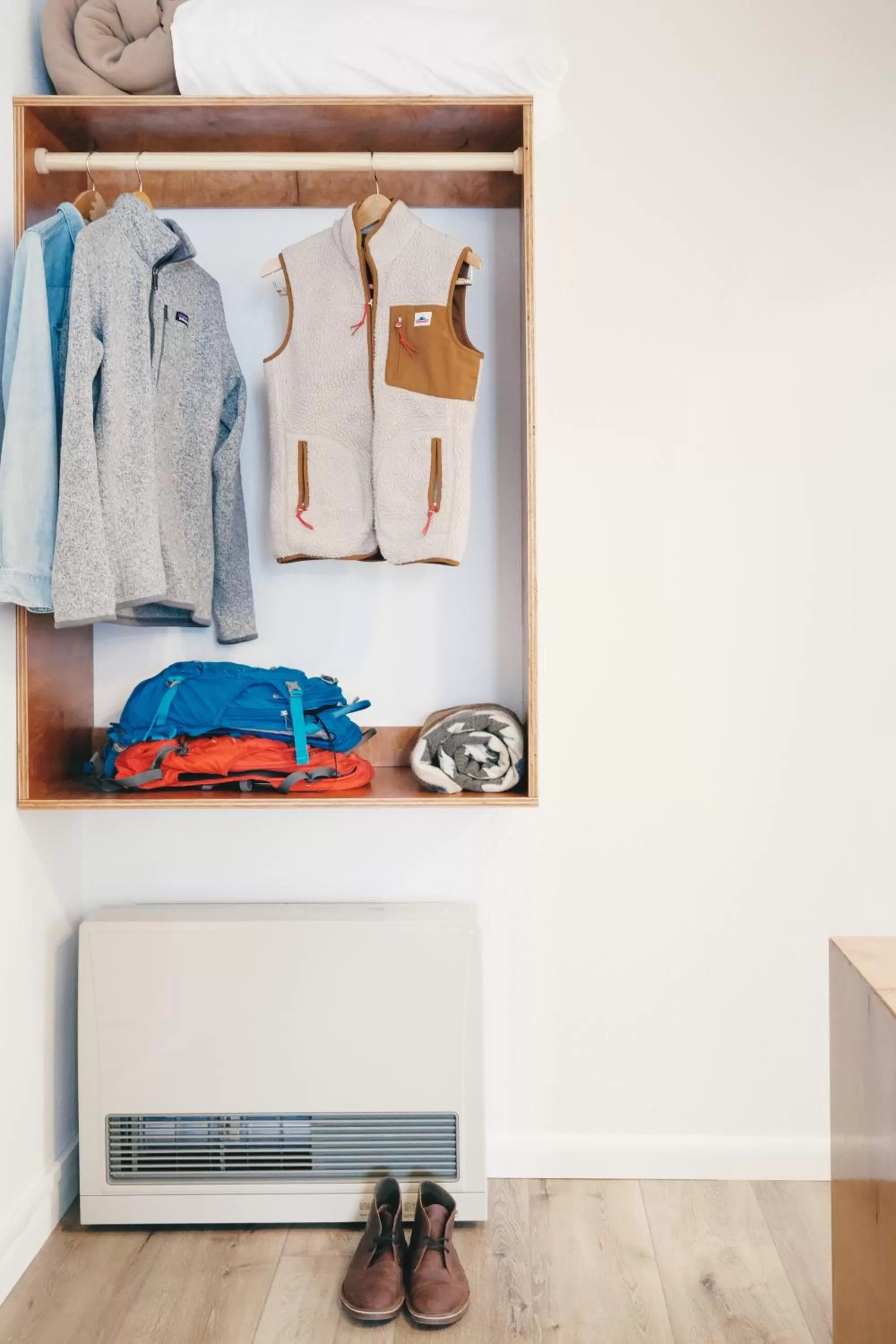 wardrobe in Jackalope Motor Lodge