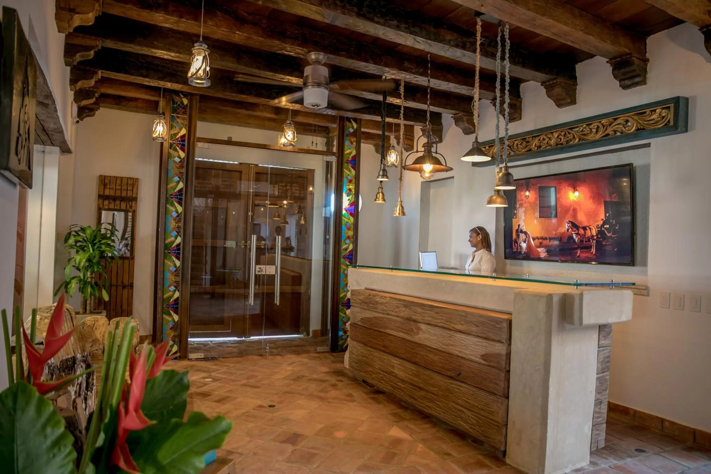 Lobby or reception in Getsemani Cartagena Hotel