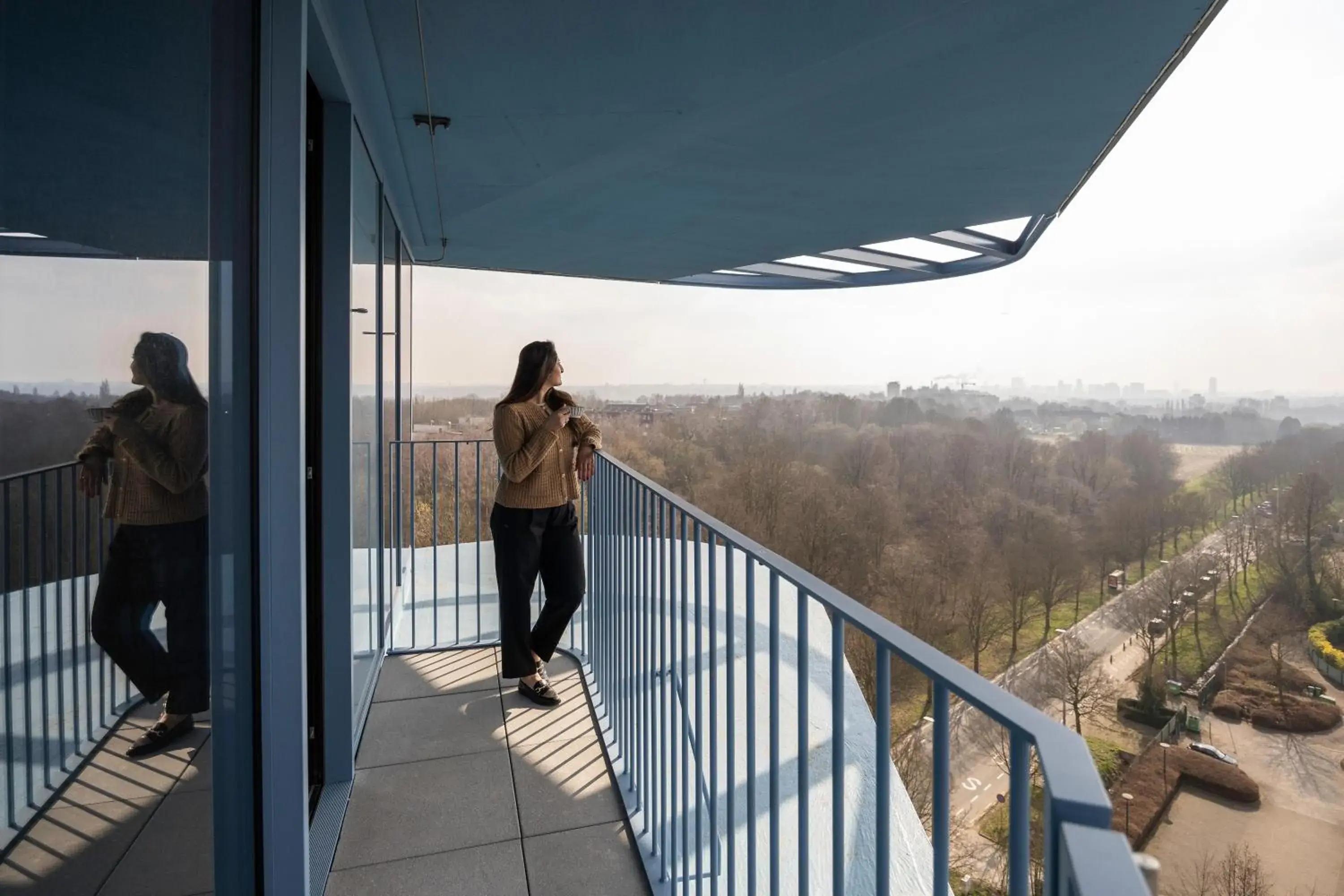 Balcony/Terrace in voco Brussels City North, an IHG Hotel