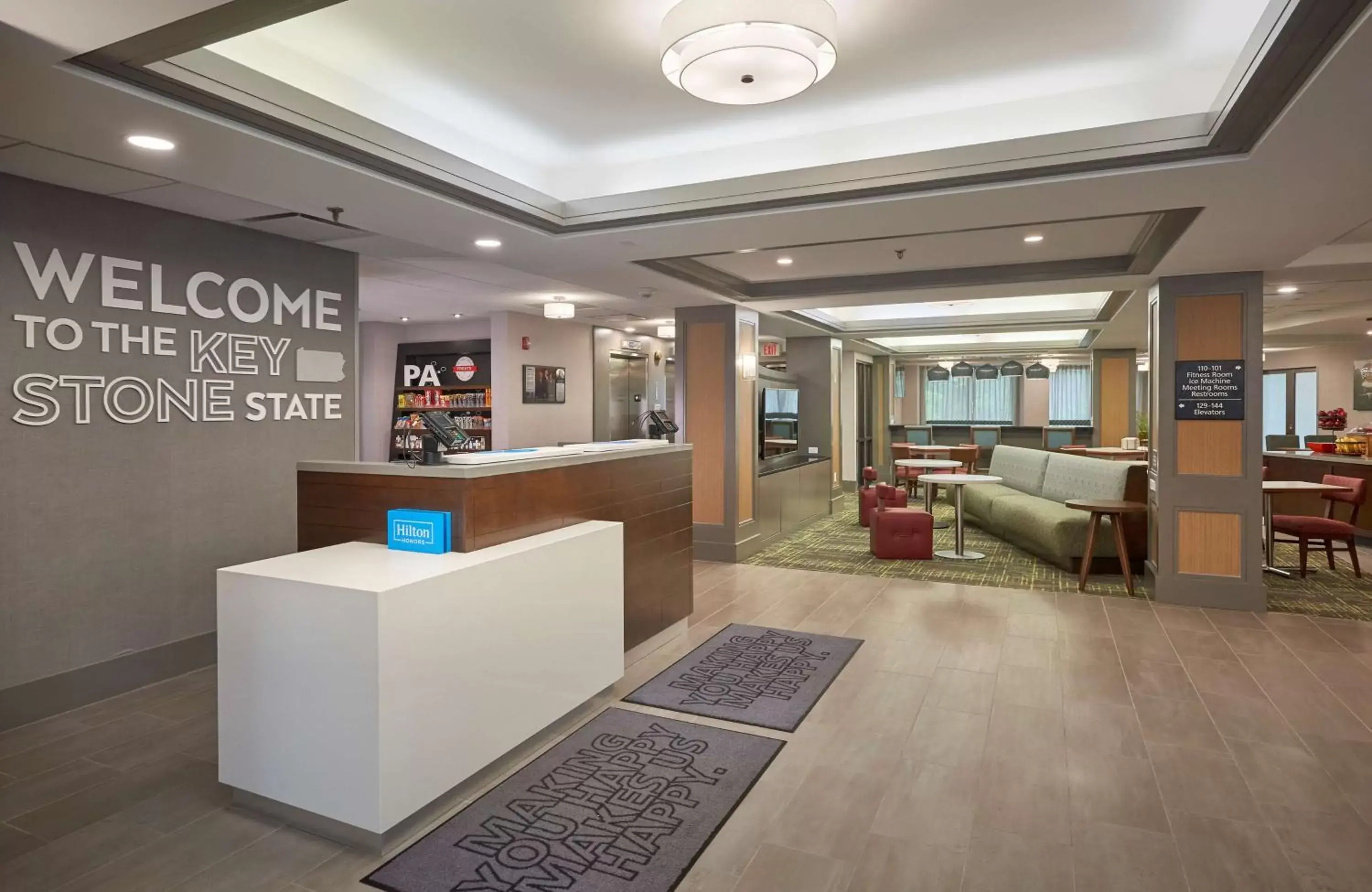 Lobby or reception, Lobby/Reception in Hampton Inn by Hilton Harrisburg West