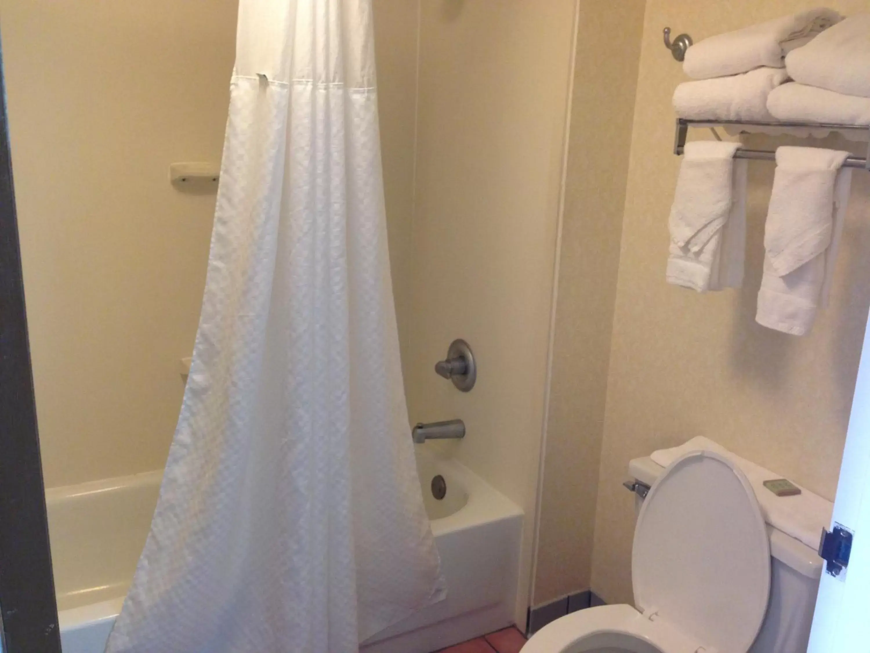 Shower, Bathroom in Super 8 by Wyndham Calhoun