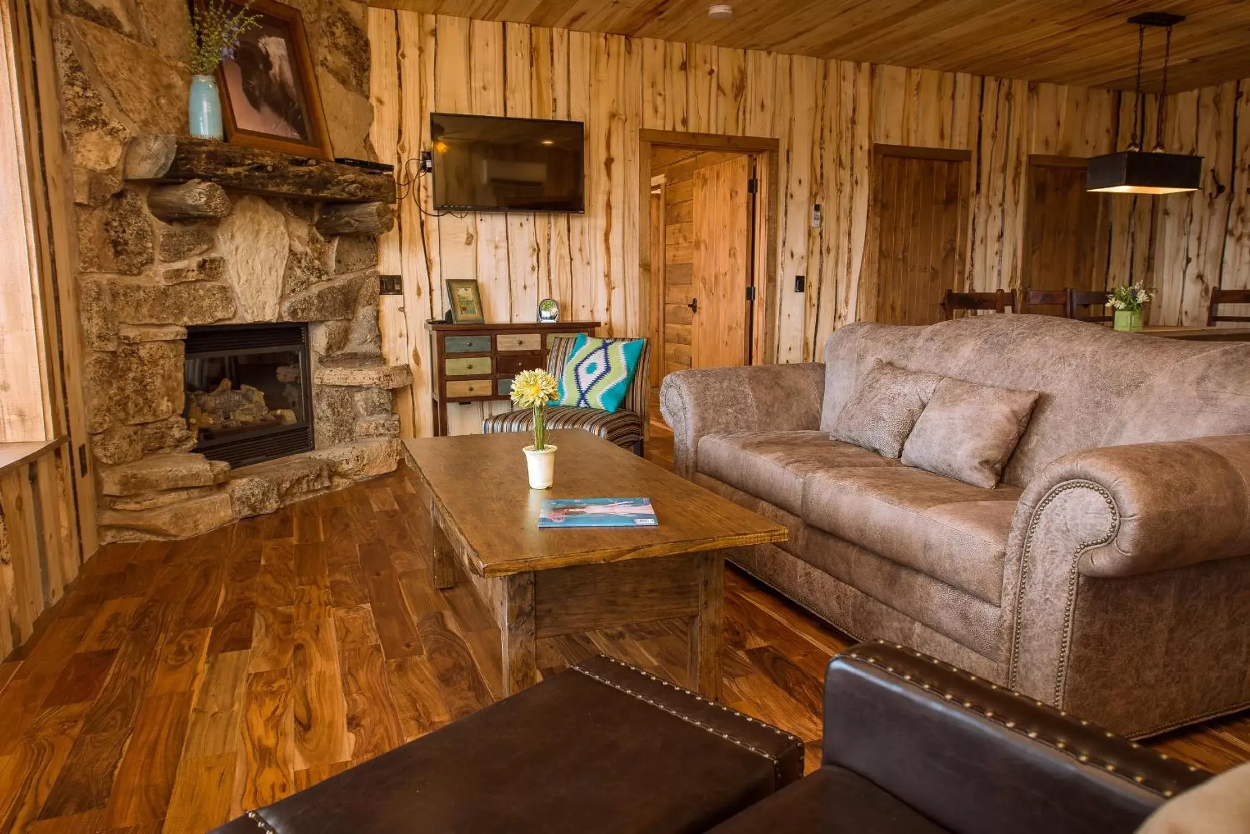 Living room, Seating Area in Zion Mountain Ranch