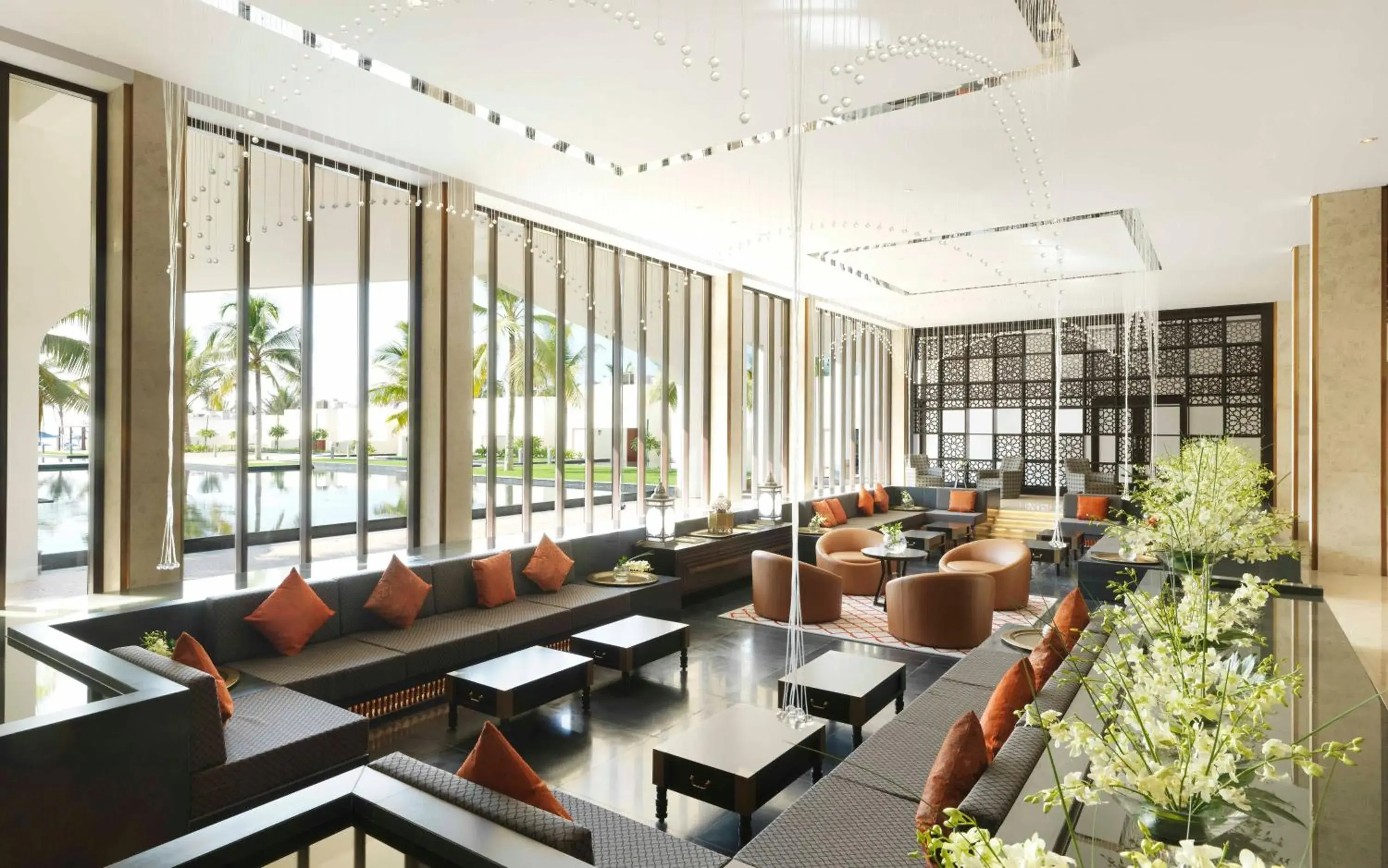 Lobby or reception, Lounge/Bar in Al Baleed Resort Salalah by Anantara
