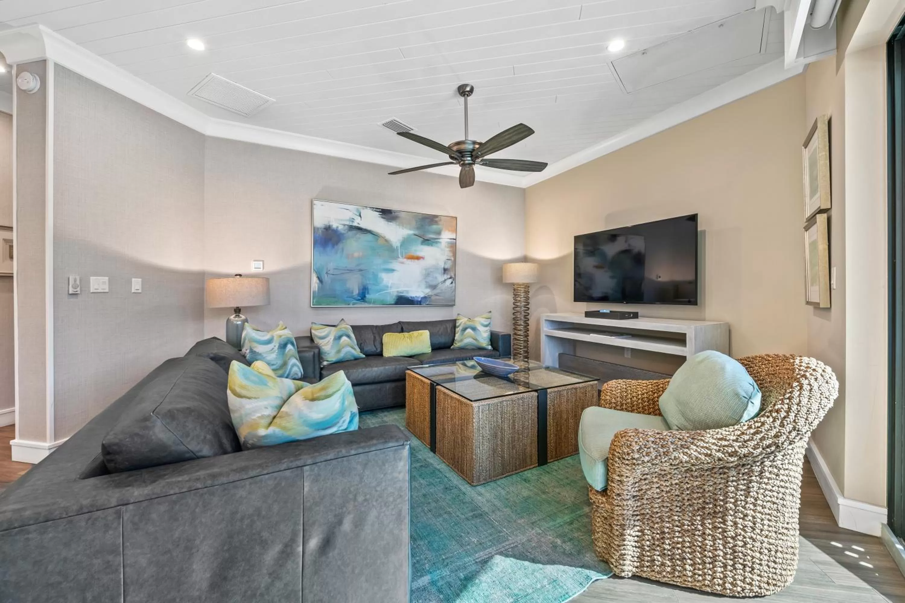 Living room in Anna Maria Beach Resort