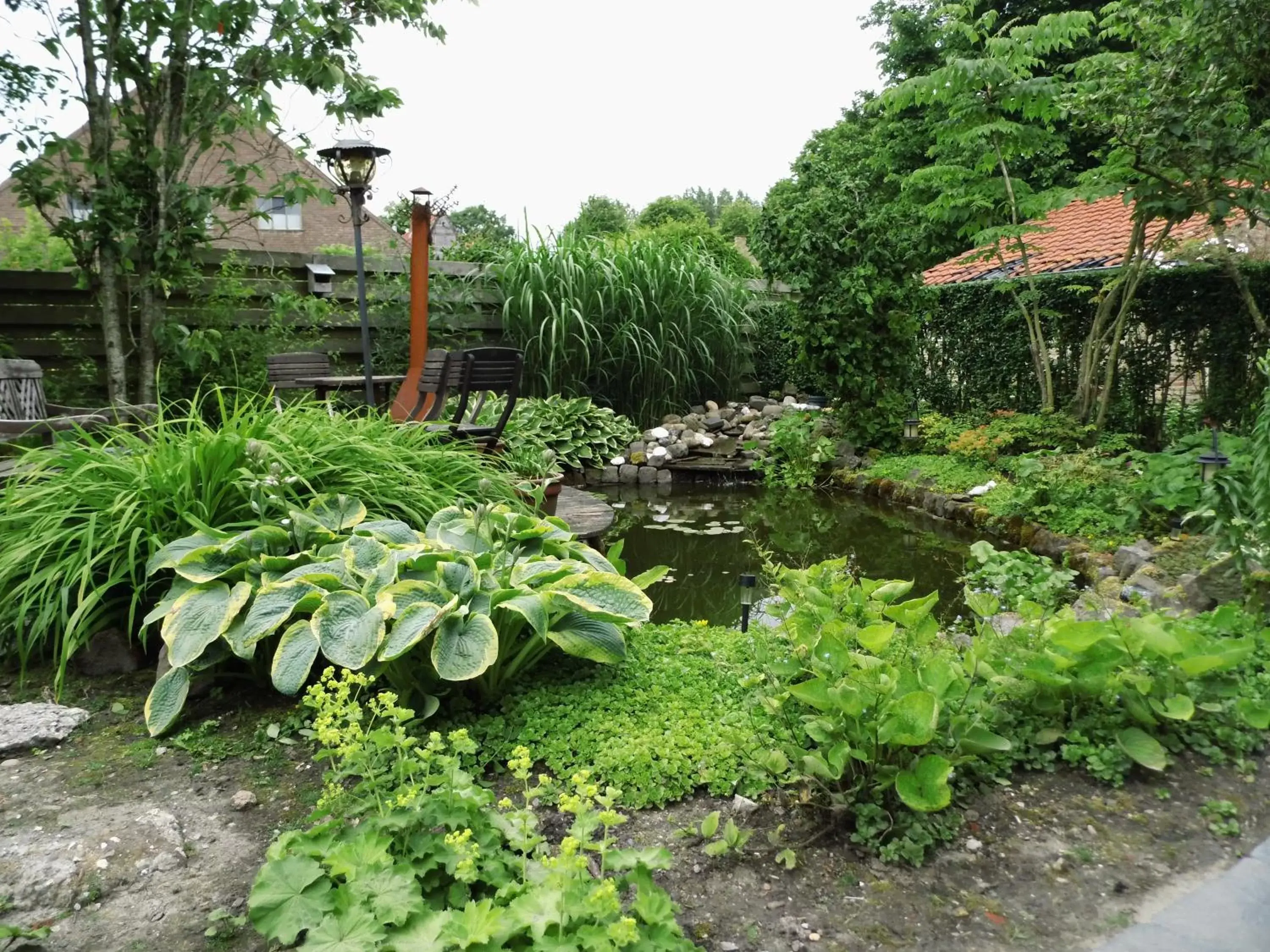 Garden view in 't Laaisterplakky