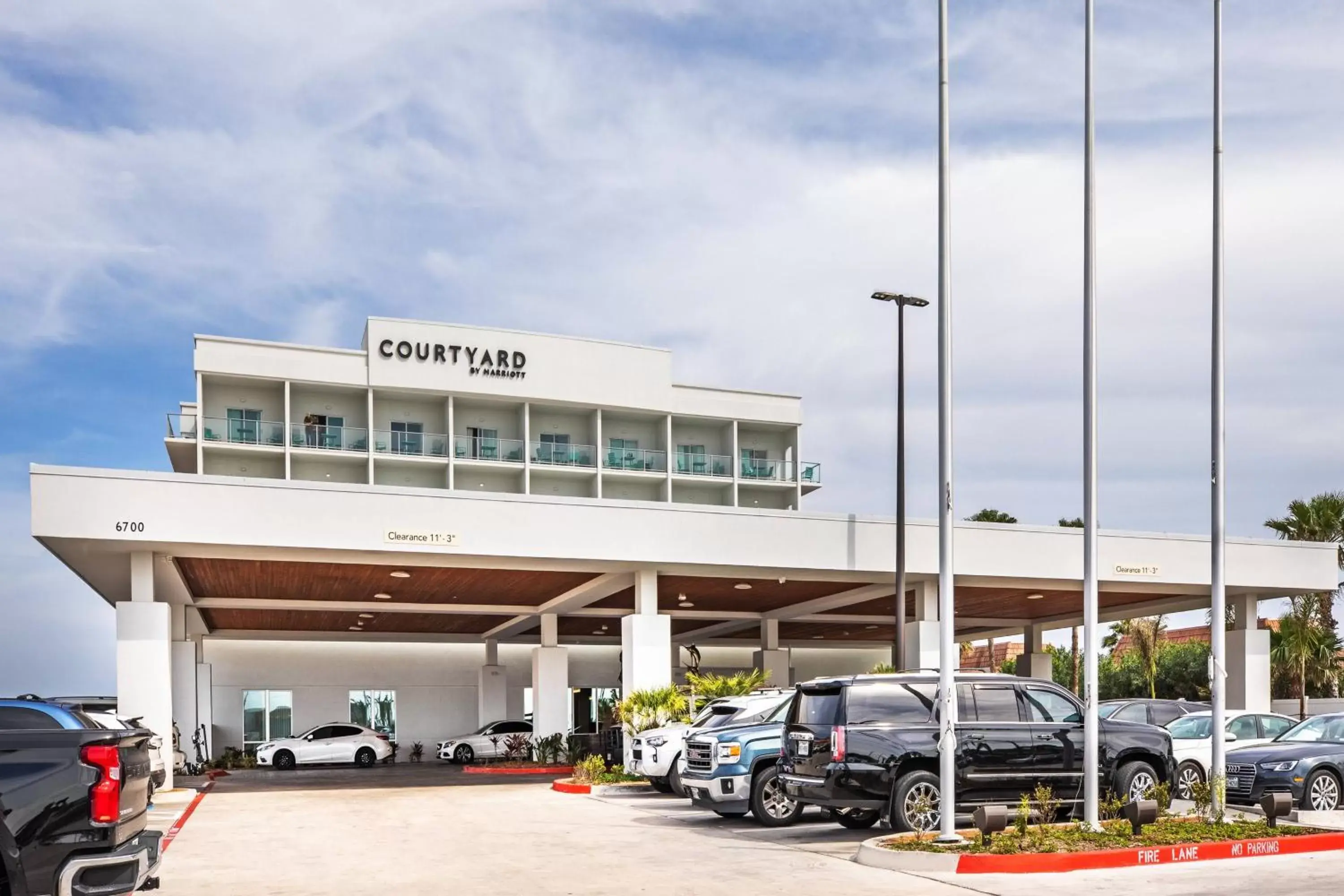 Property Building in Courtyard South Padre Island