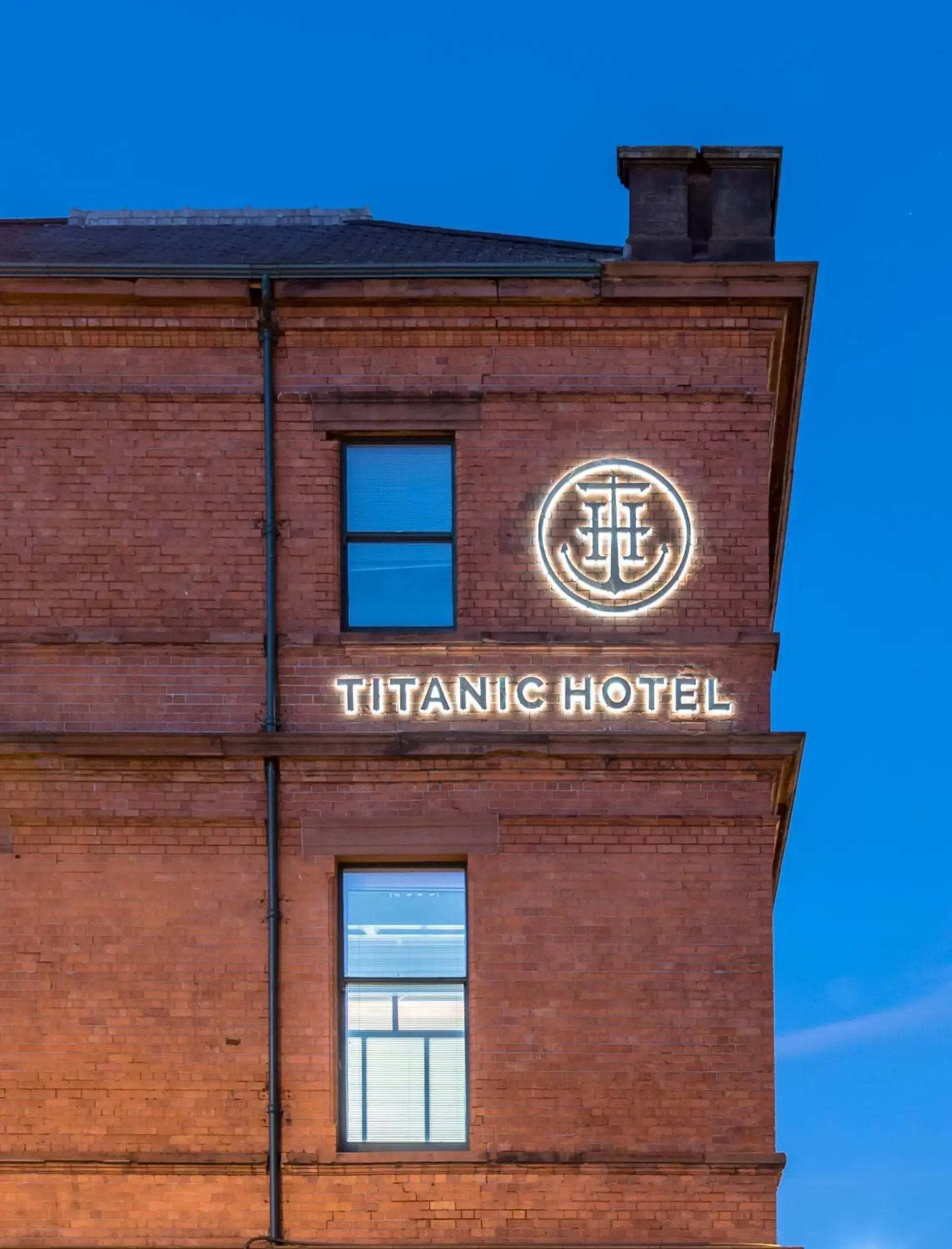 Facade/entrance in Titanic Hotel Belfast