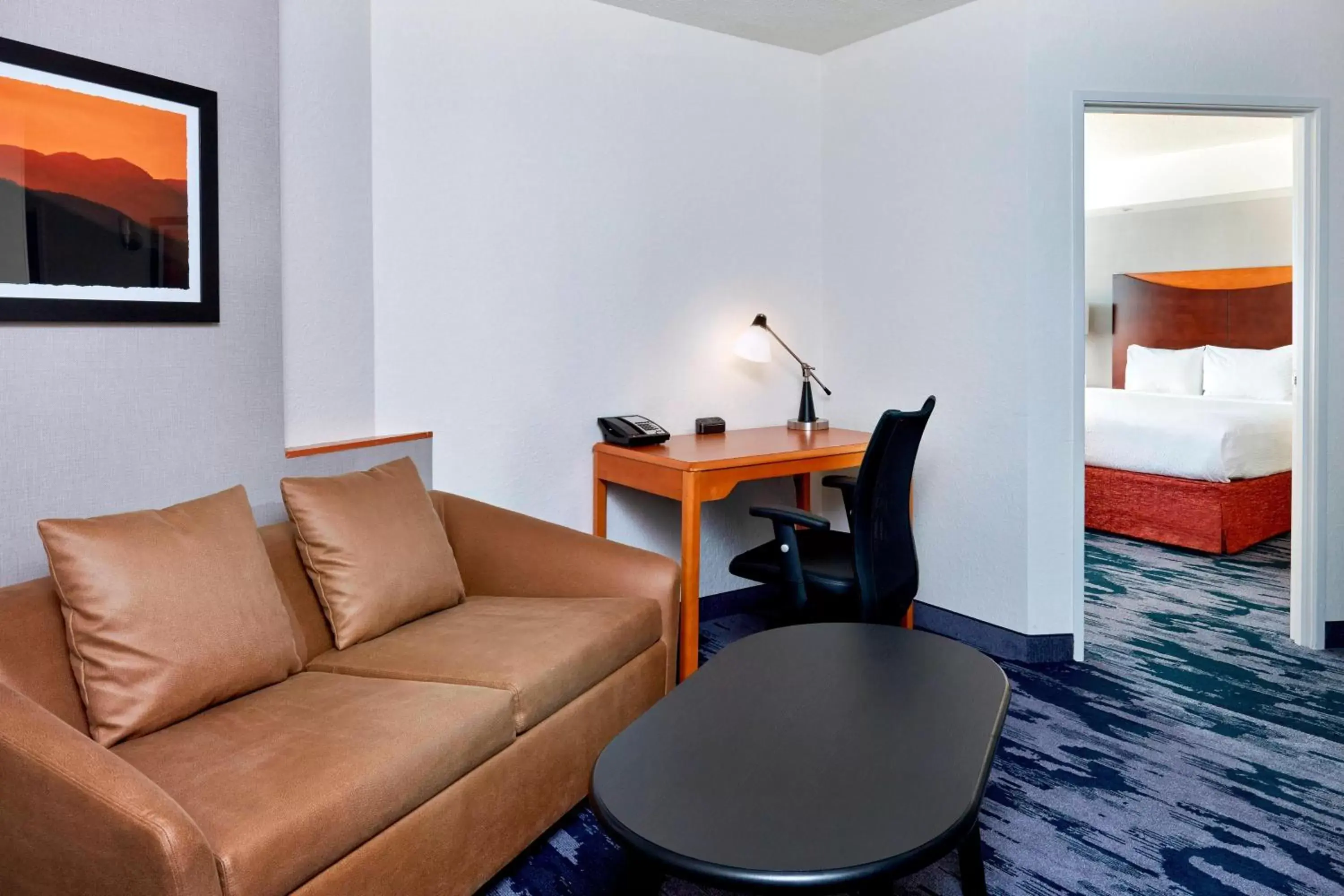 Living room, Seating Area in Fairfield Inn Suites Indianapolis Downtown