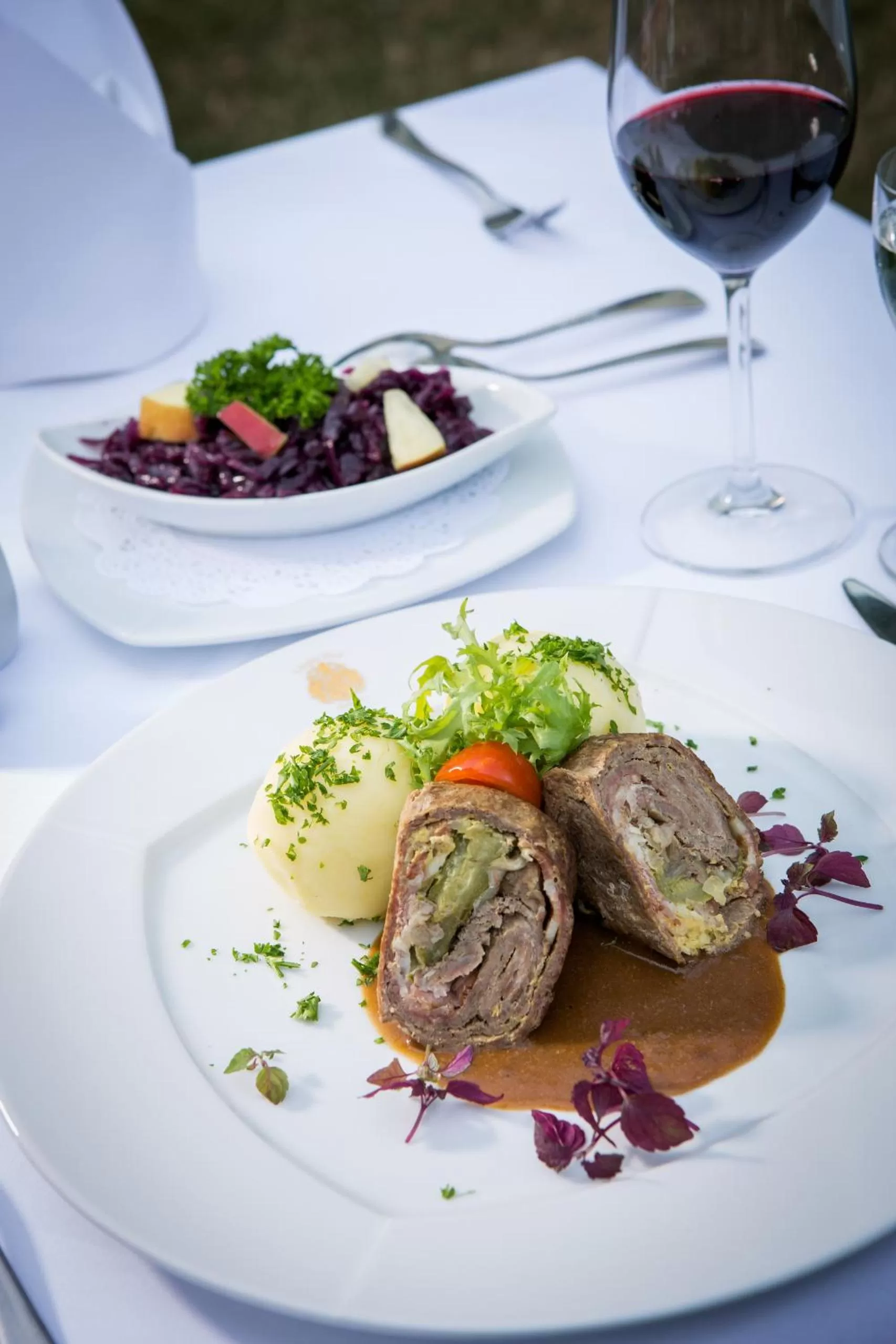 Food and drinks in Hotel Linderhof