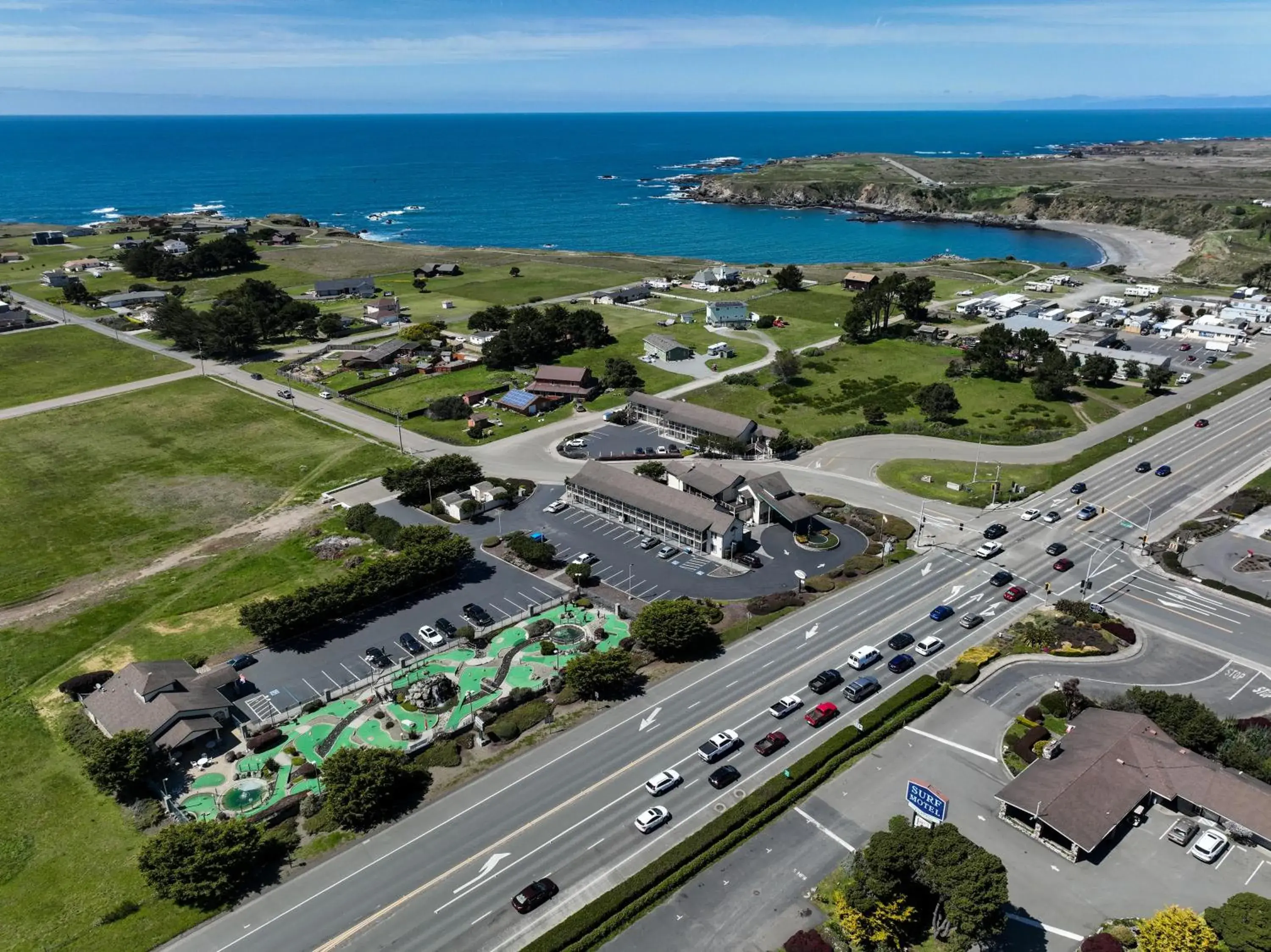 Bird's-eye View in Emerald Dolphin Inn & Mini Golf