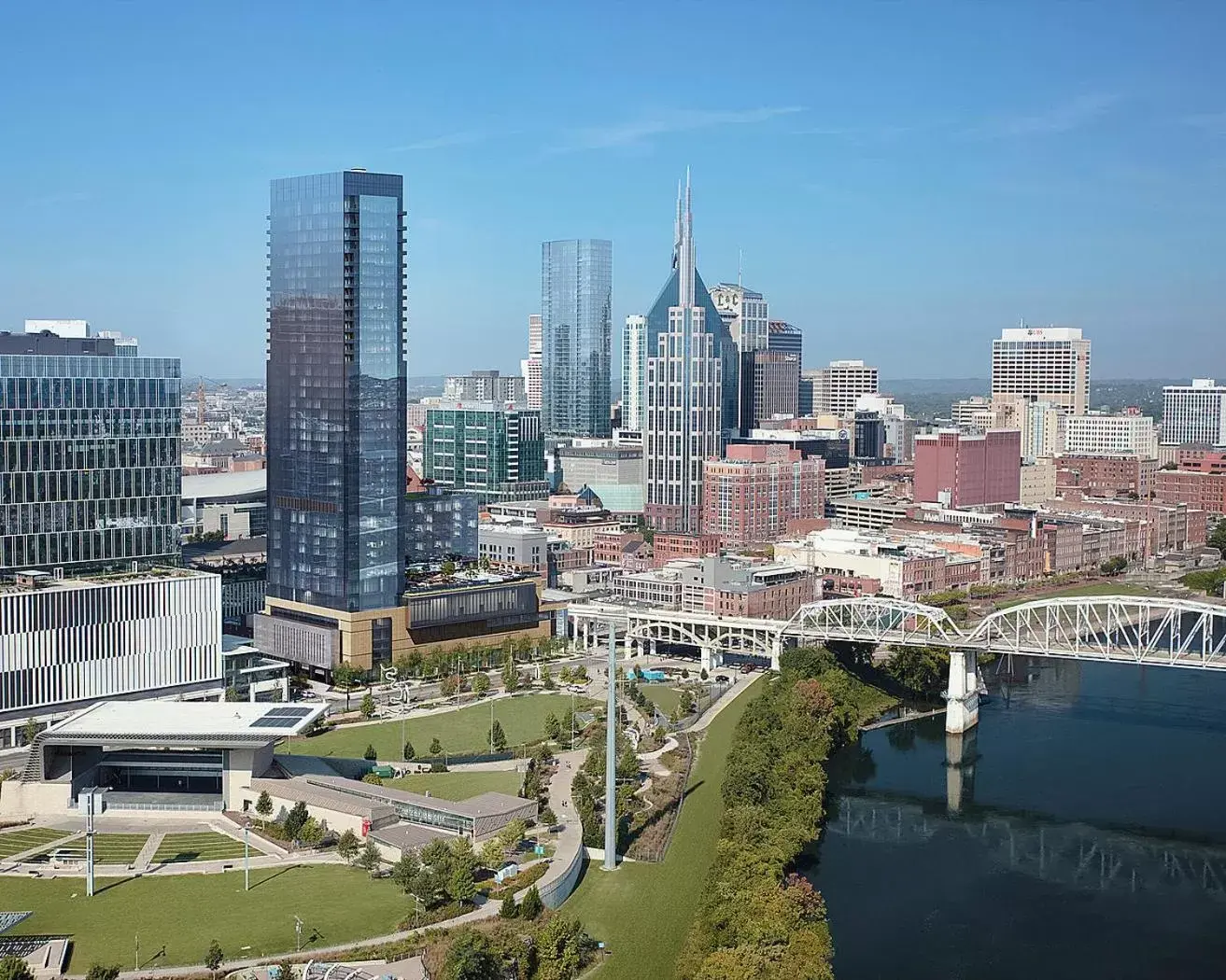 Property building, Bird's-eye View in Four Seasons Hotel Nashville