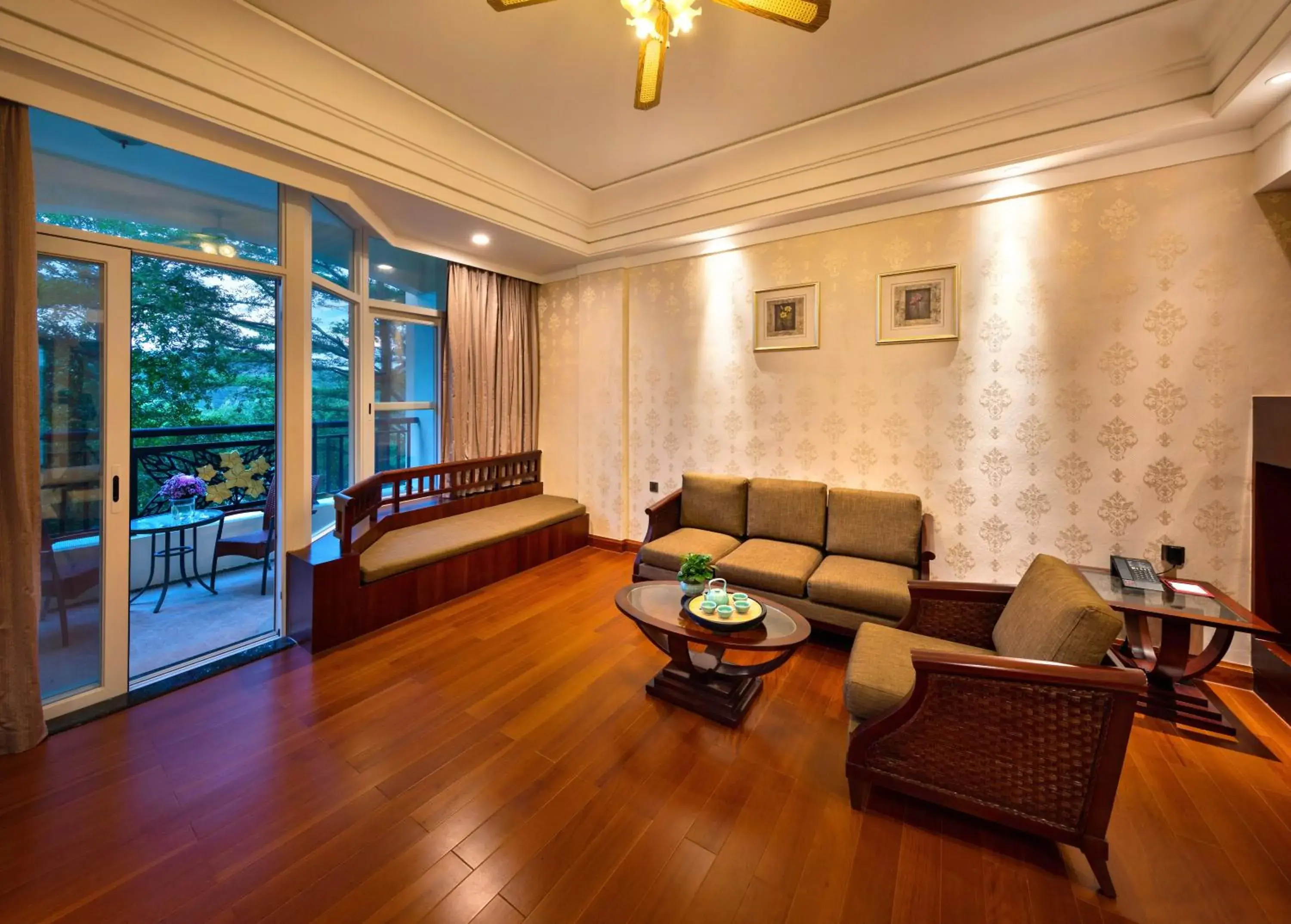 Decorative detail, Seating Area in Goodview Hotel Sangem Tangxia