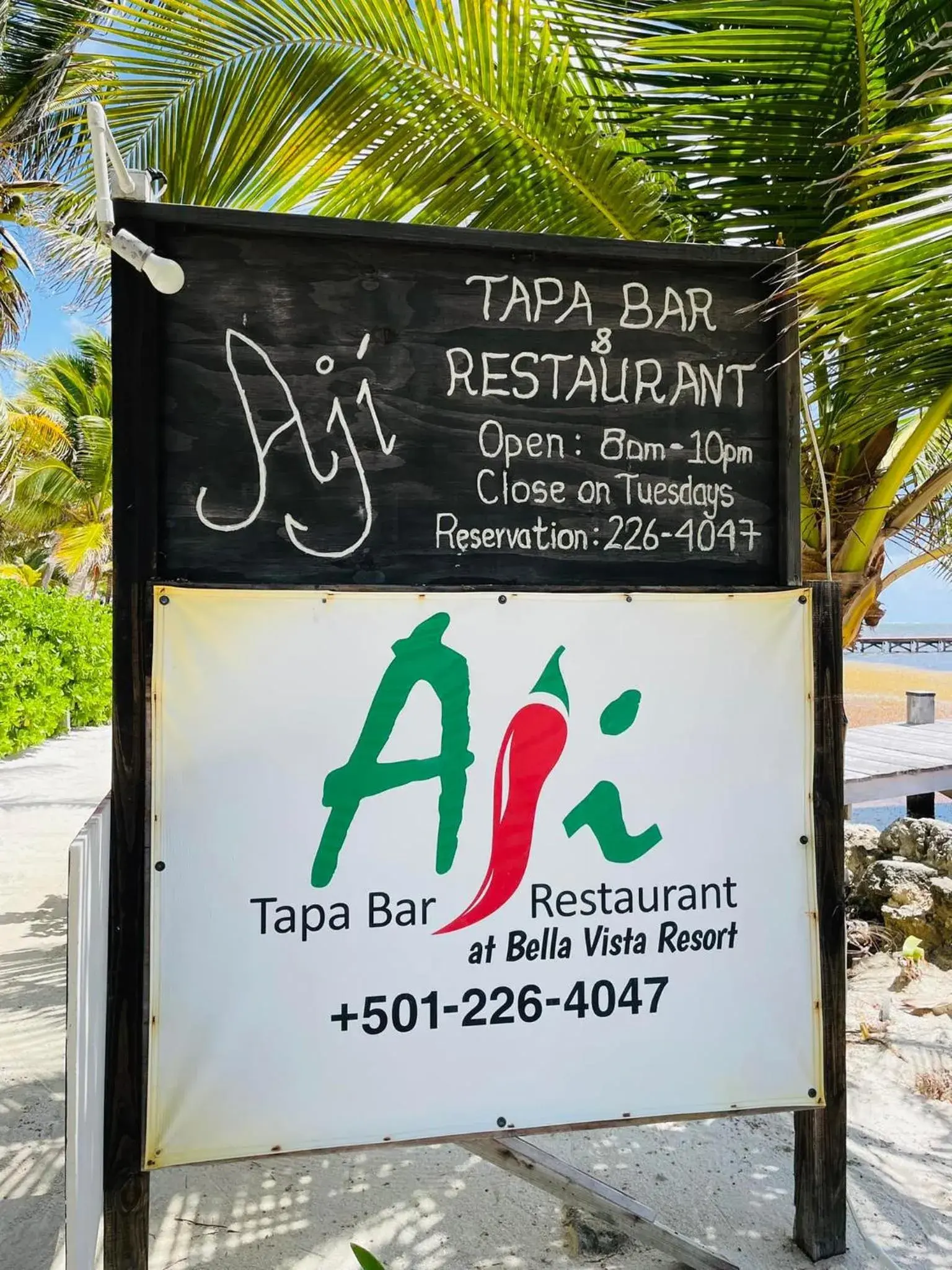 Restaurant/places to eat, Property Logo/Sign in Bella Vista Resort Belize
