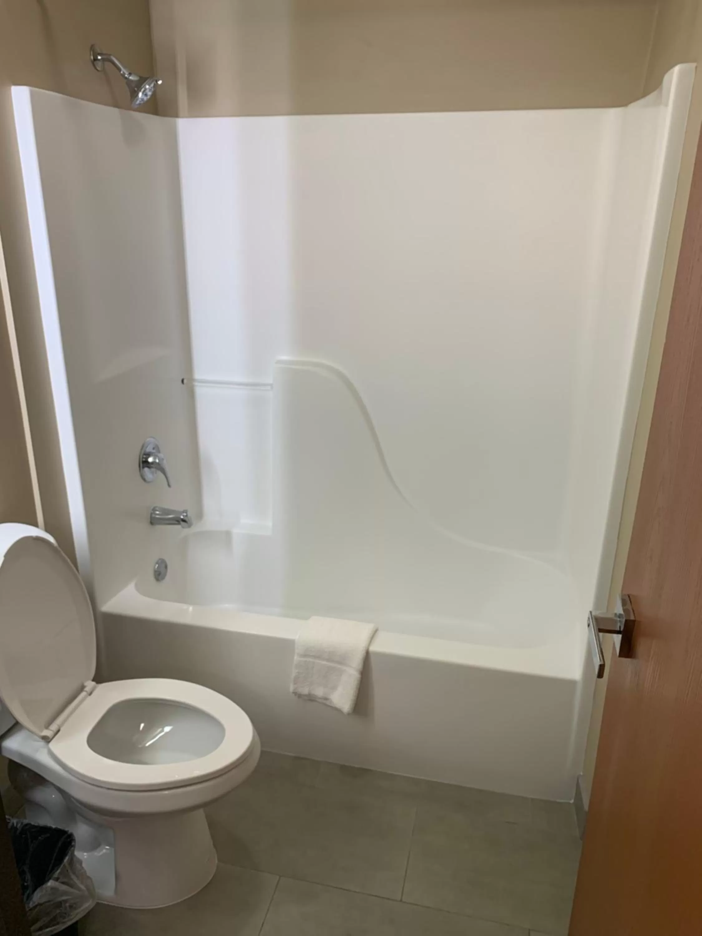 Shower in Super 8 by Wyndham Joliet