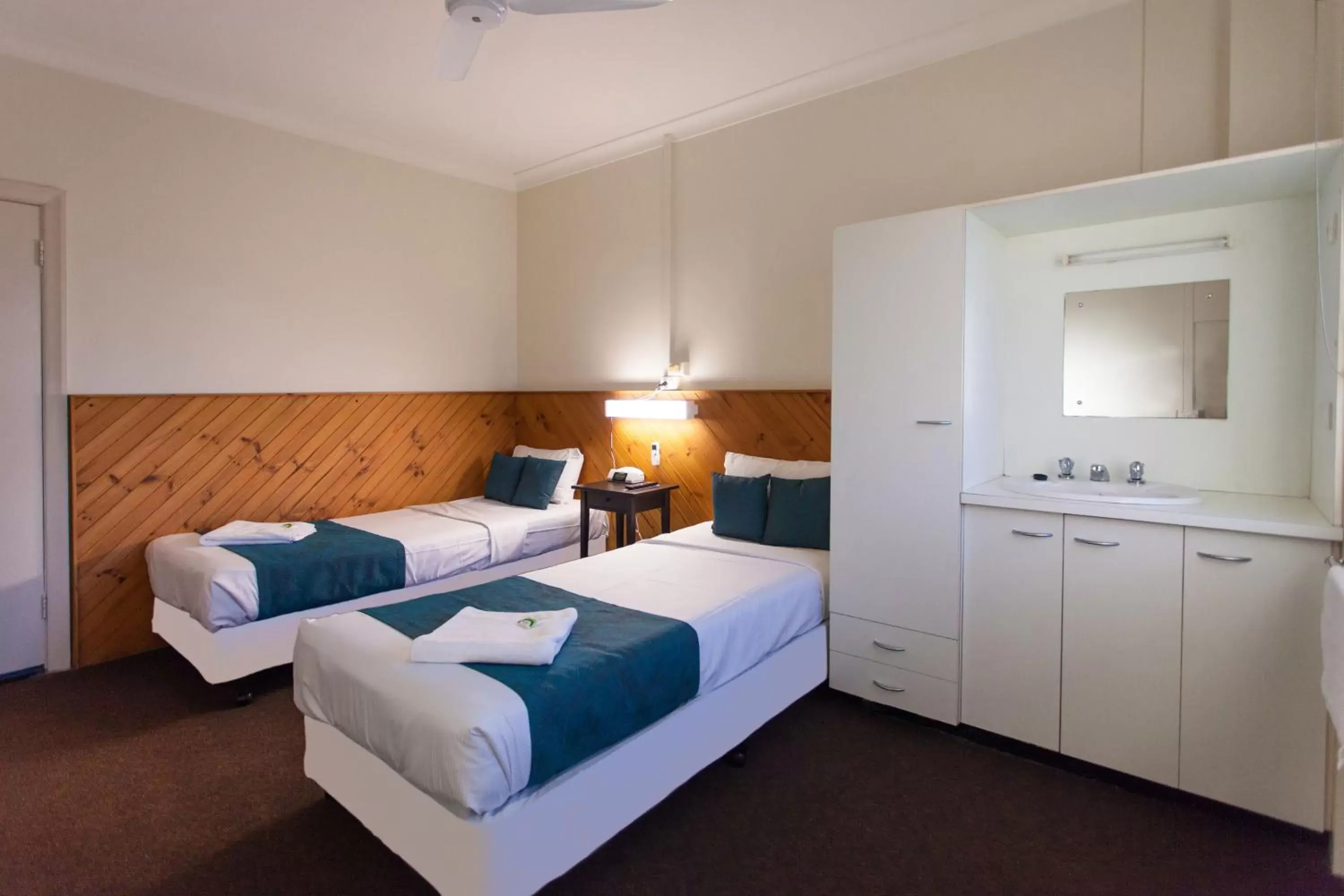 Budget Double or Twin Room with Shared Bathroom (Can be noisy as located above Hotel Bar) in Manly Hotel