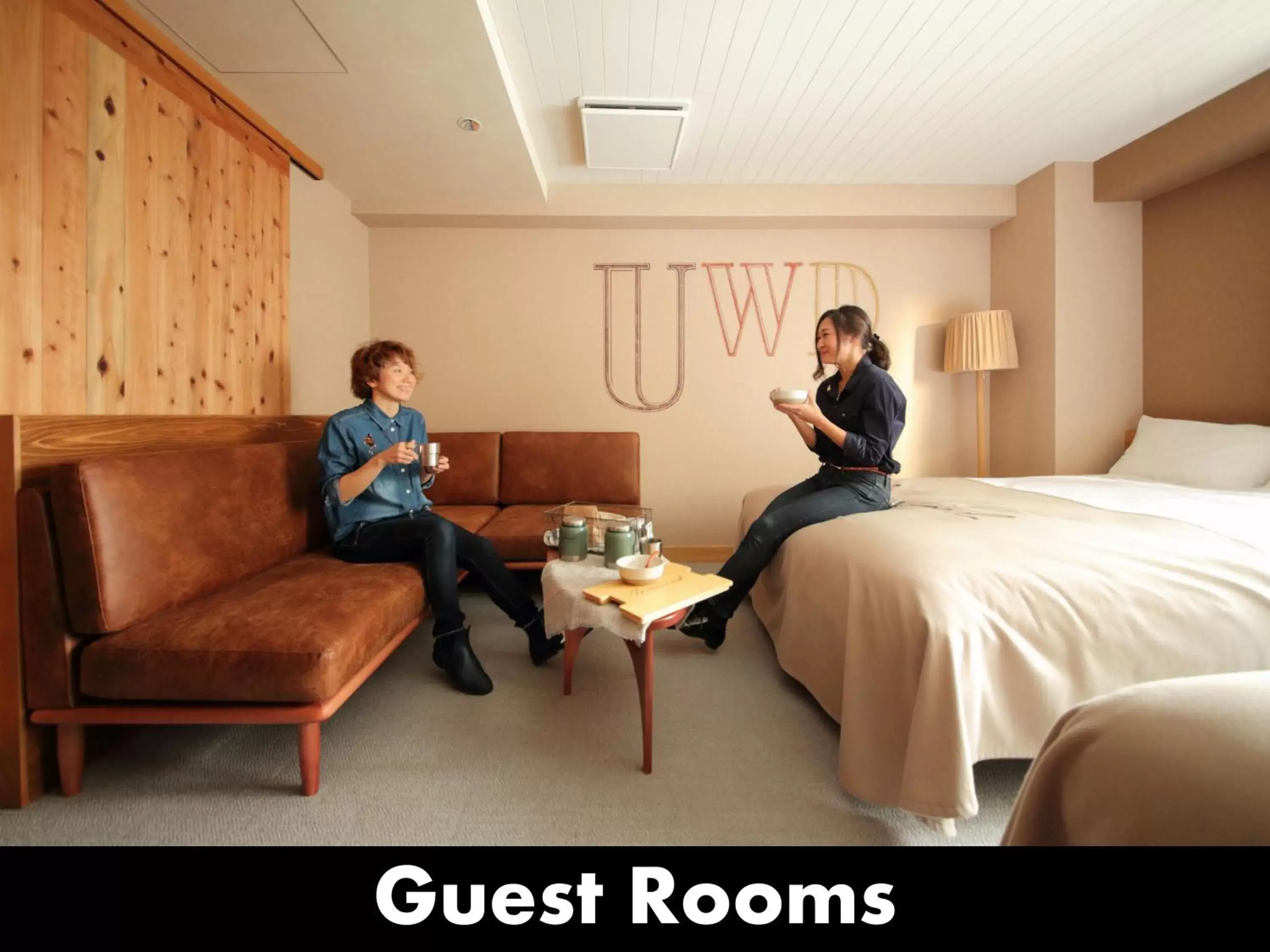 Bedroom in UNWIND HOTEL&BAR SAPPORO