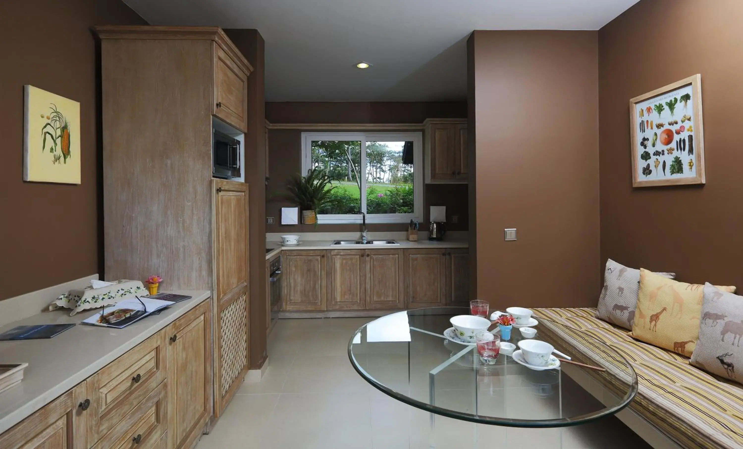 Kitchen or kitchenette in Binh An Village Resort