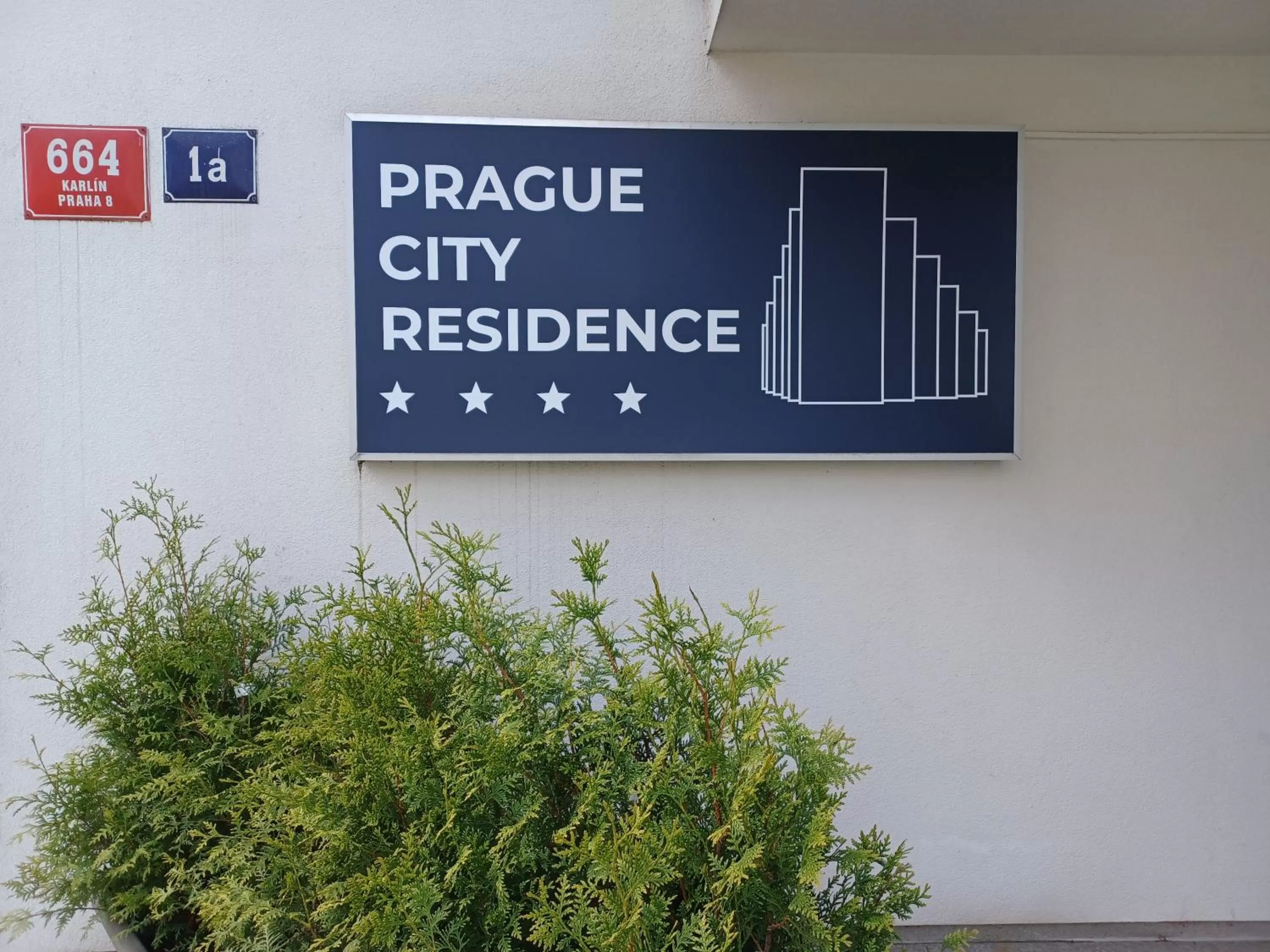 Logo/Certificate/Sign in Prague City Residence