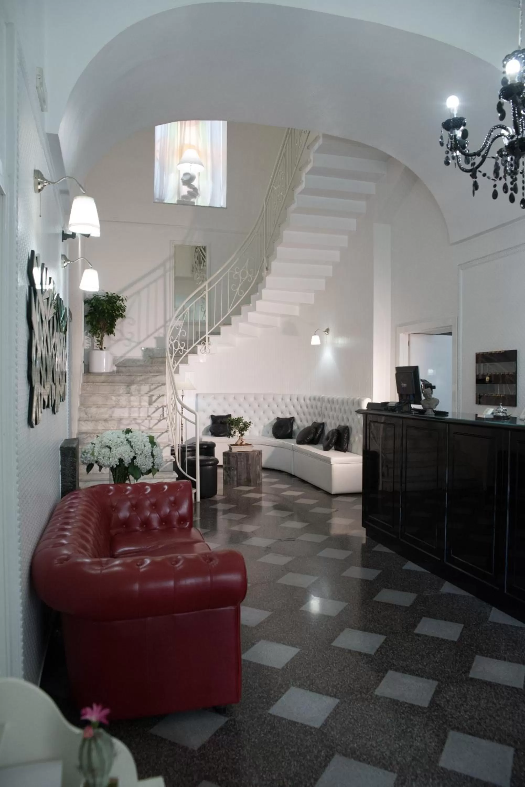 Lobby or reception in Hotel Santa Chiara