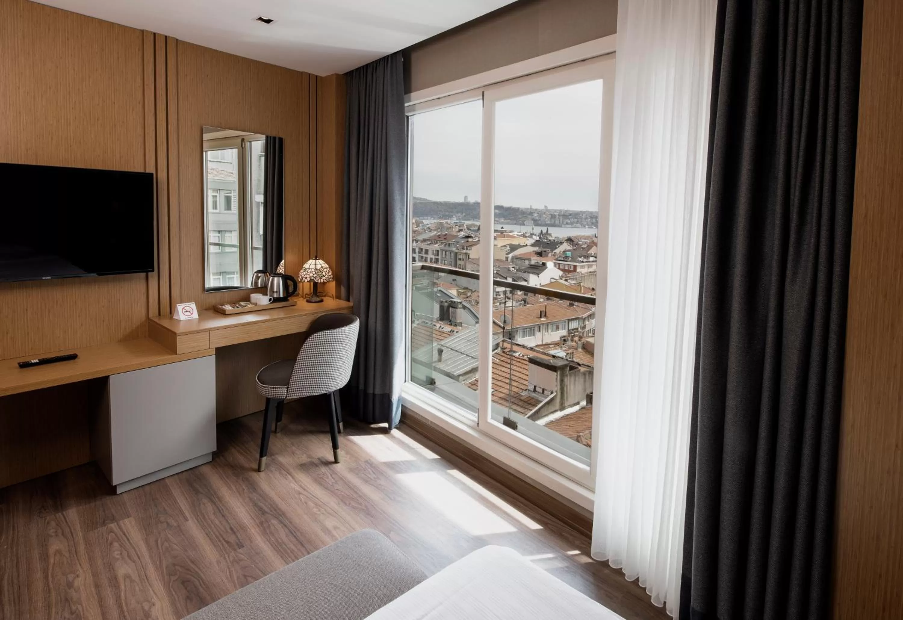 Bed in Hotel Bosfora