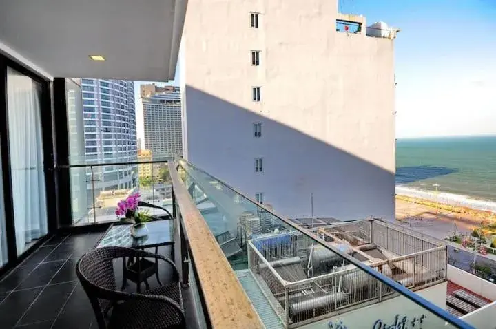 Balcony/Terrace in Holi Beach Hotel & Apartments