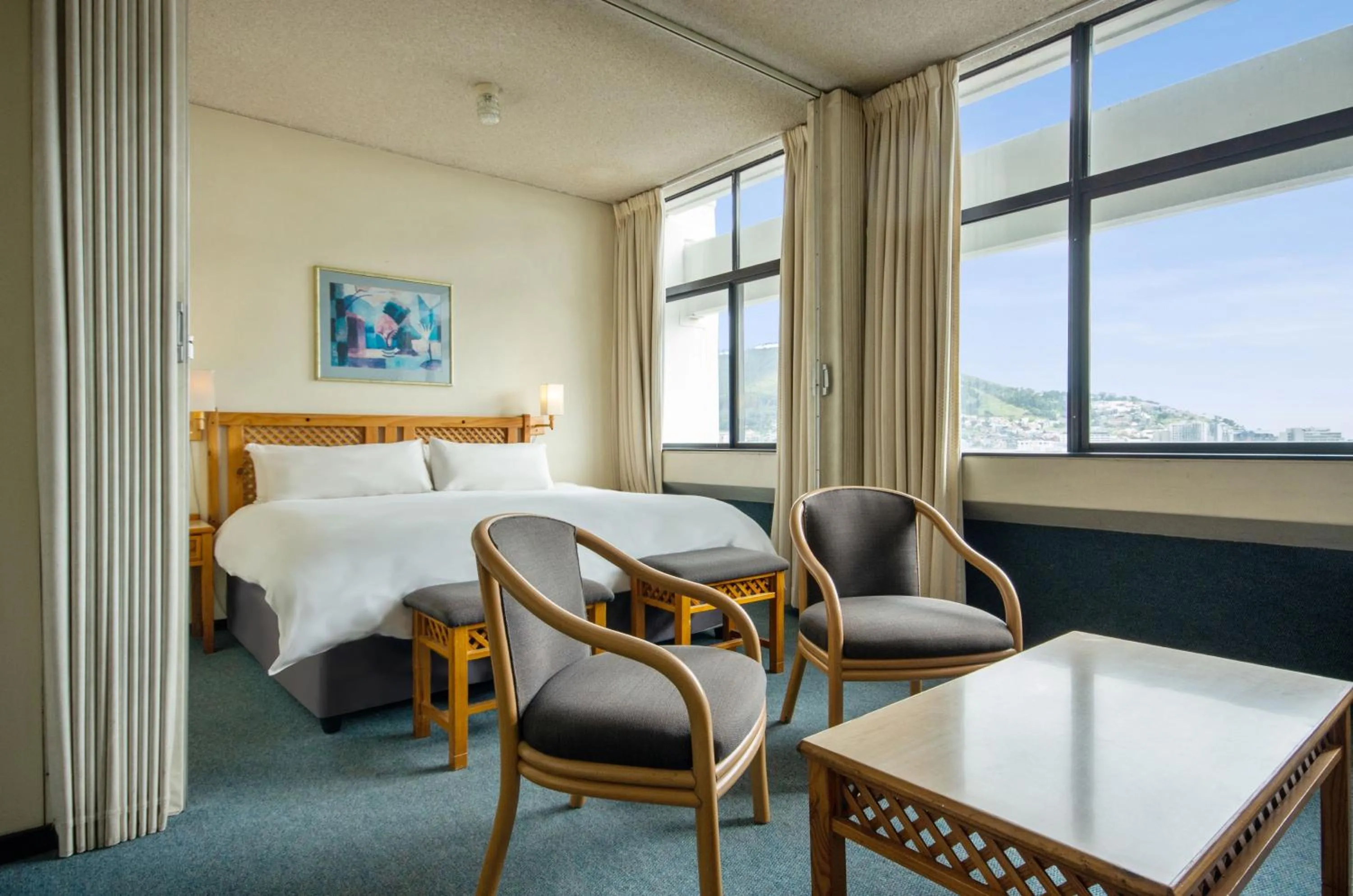 Bedroom, Bed in Gardens Centre Holiday Apartments