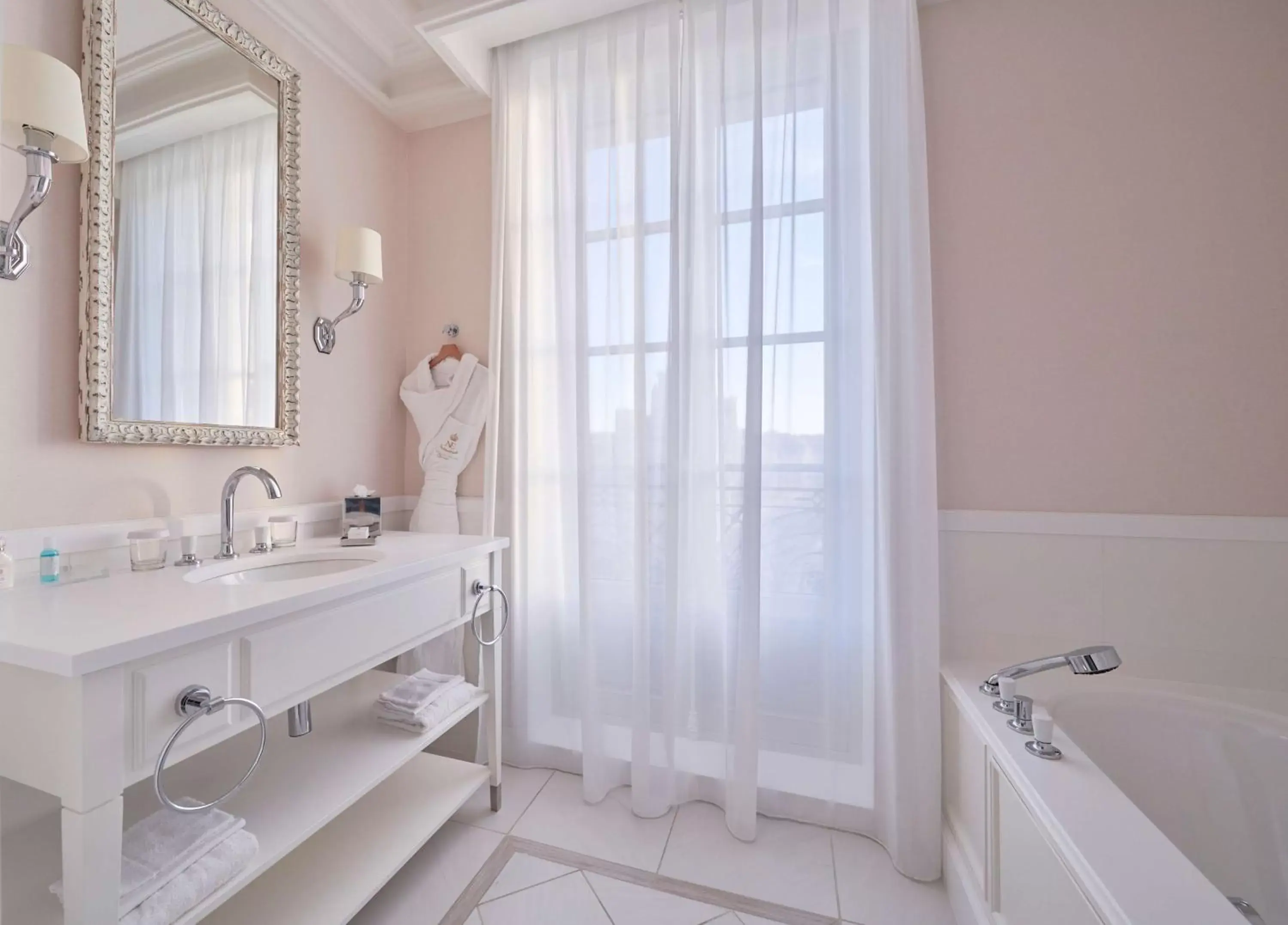 Bathroom in Hôtel du Palais Biarritz, in The Unbound Collection by Hyatt