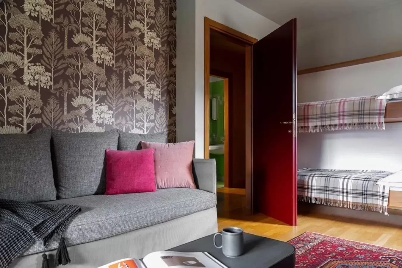 Living room, Bed in Hotel Tremoggia Living room, Bed in Hotel Tremoggia