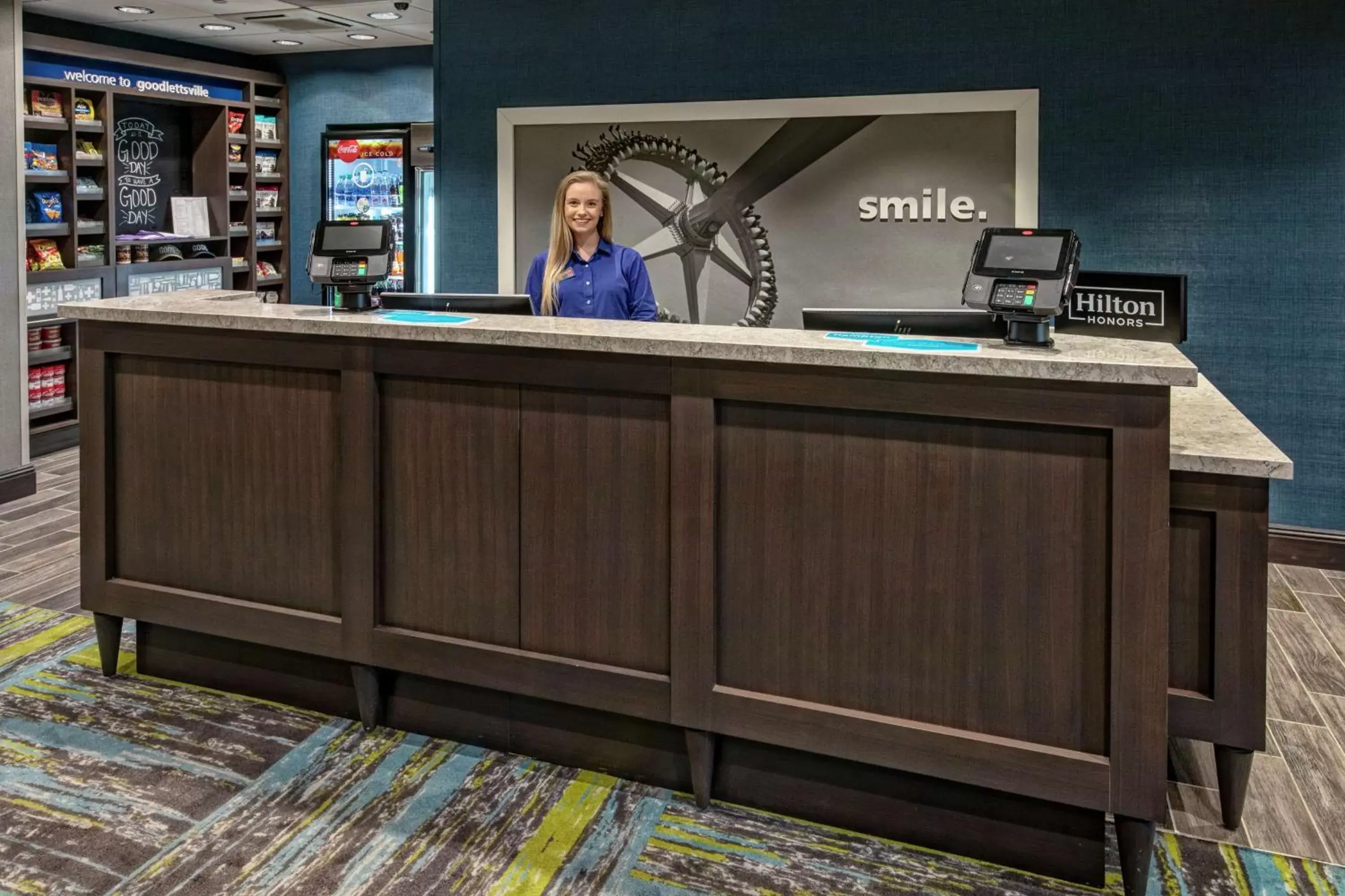 Lobby or reception in Hampton Inn & Suites Nashville/Goodlettsville Tennessee