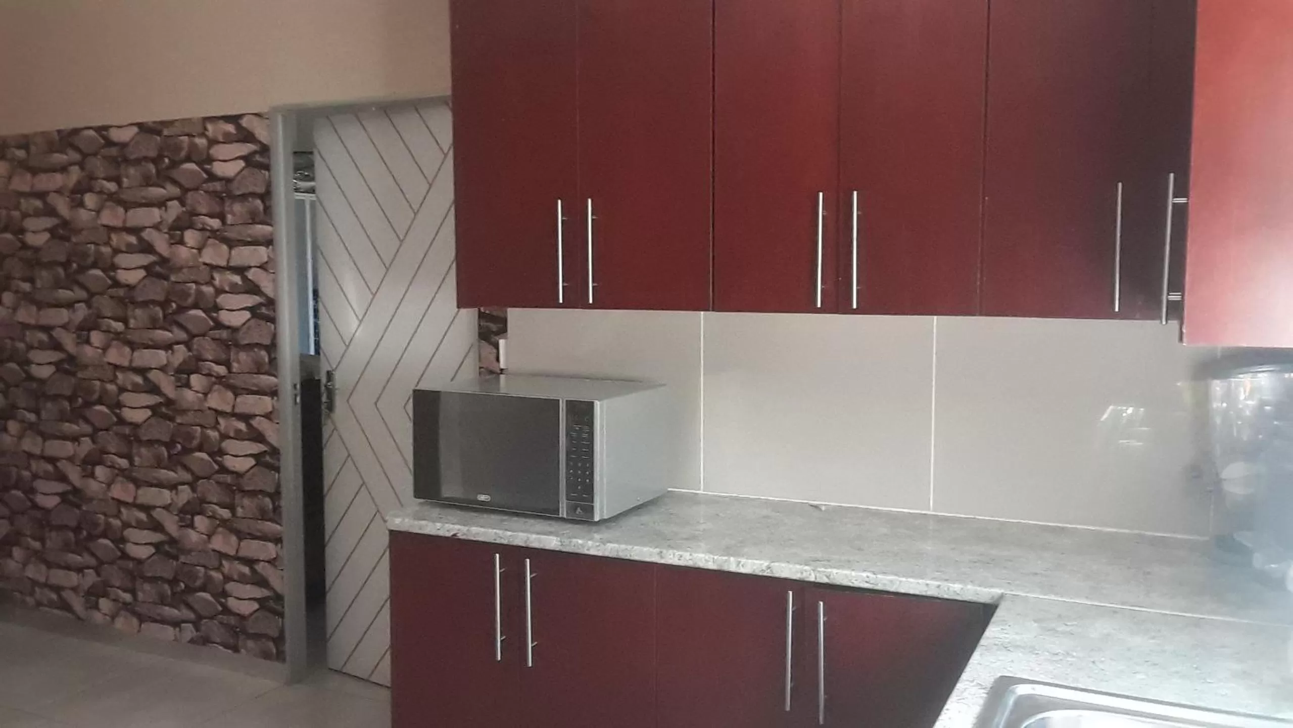 Kitchen or kitchenette in Ramatie Guest Palace