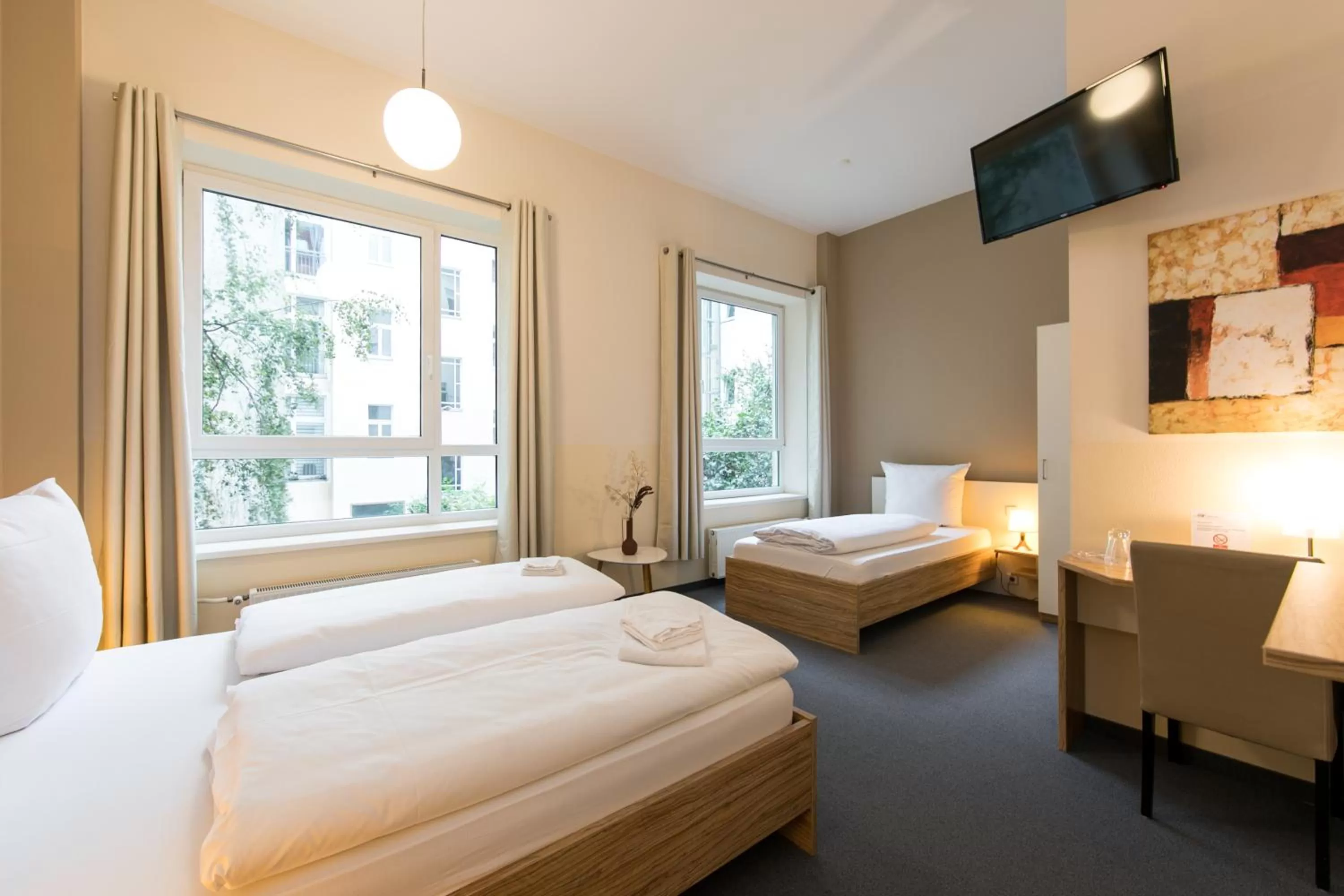 Photo of the whole room, Bed in Nu Wave Hotel Berlin - Digital Check-In 2025