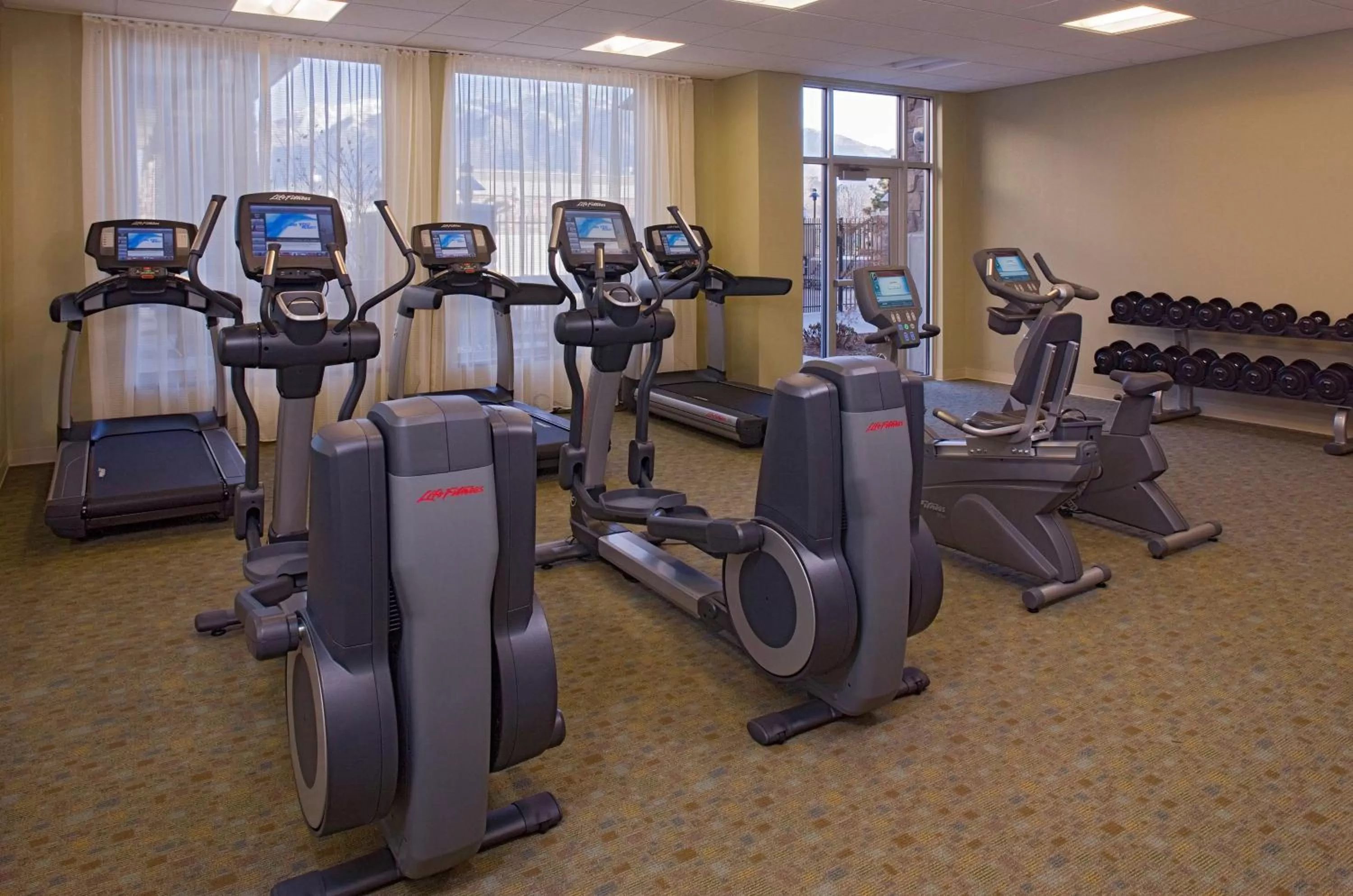 Fitness centre/facilities in Hyatt House Naperville/Warrenville