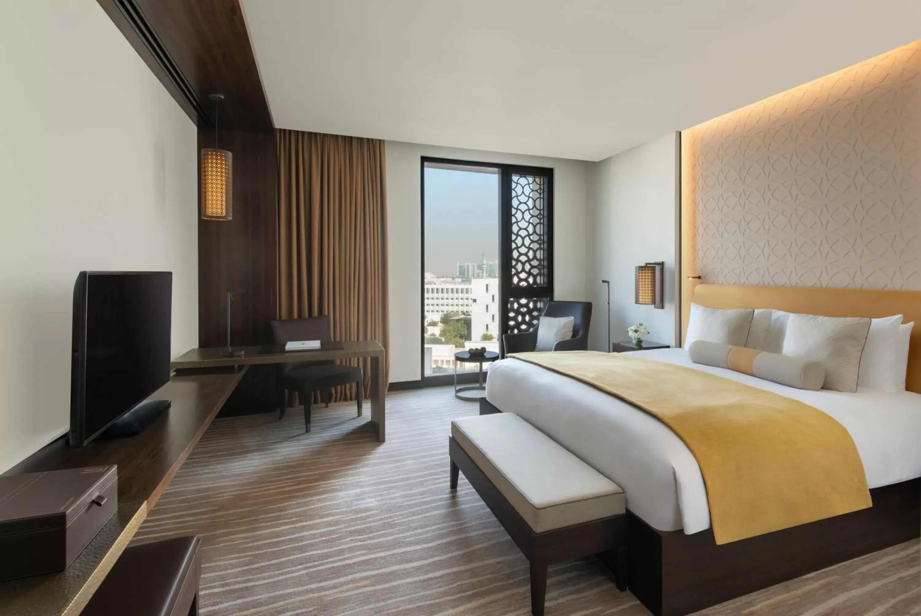 Bedroom in Alwadi Hotel Doha - MGallery