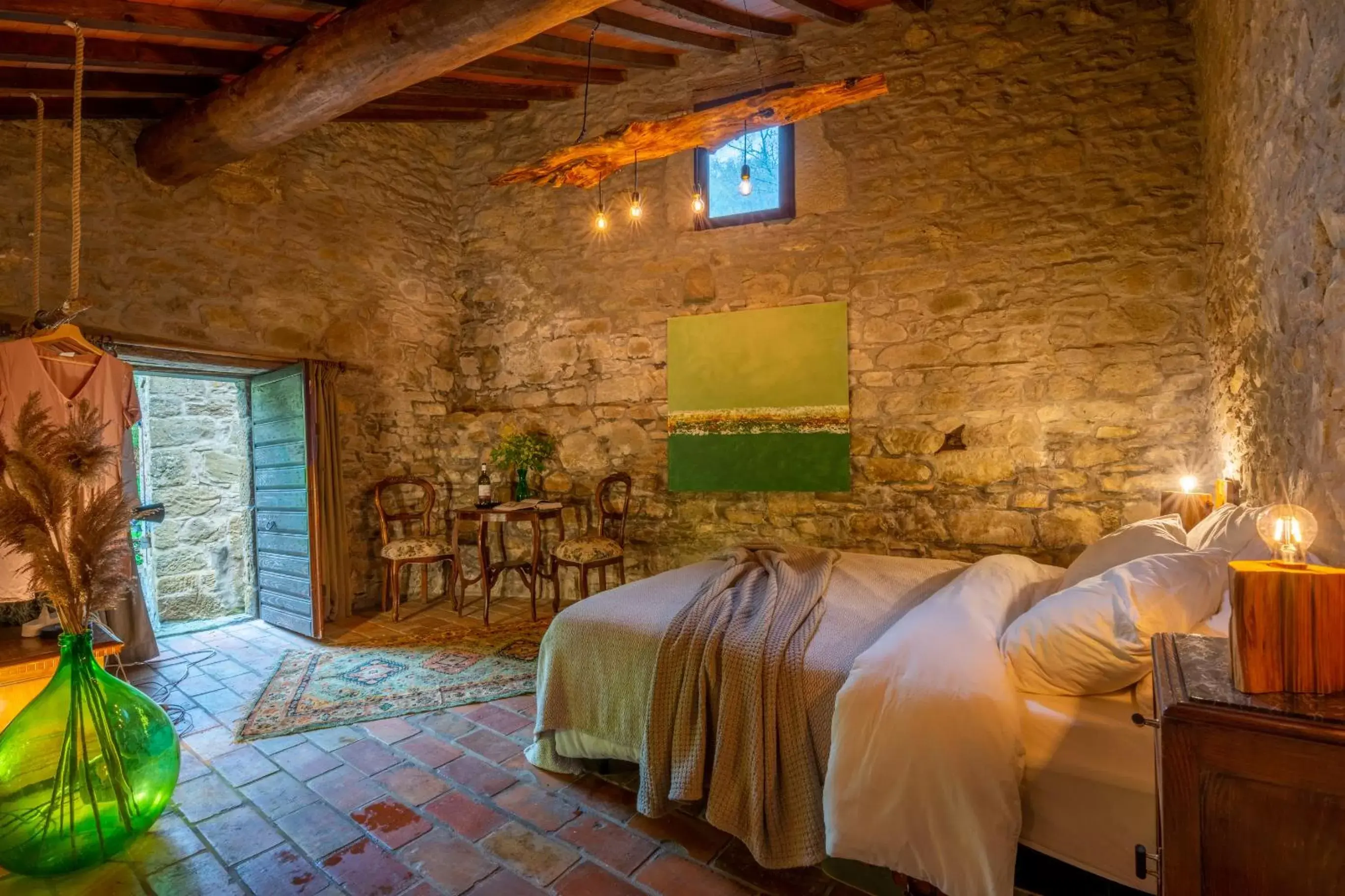 Bedroom, Bed in novanta nature retreat