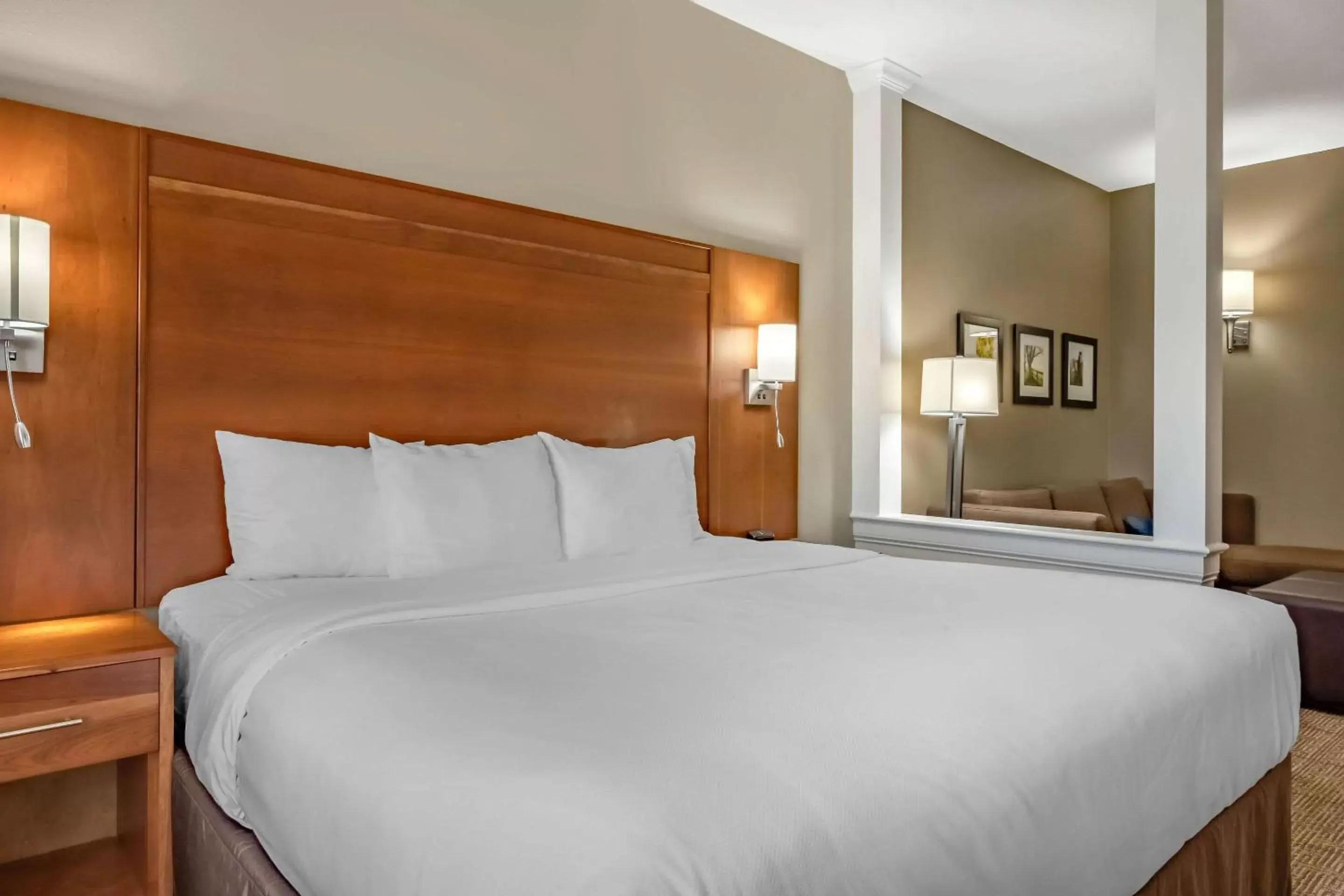 Bedroom, Bed in Comfort Suites Hotel and Conference Center