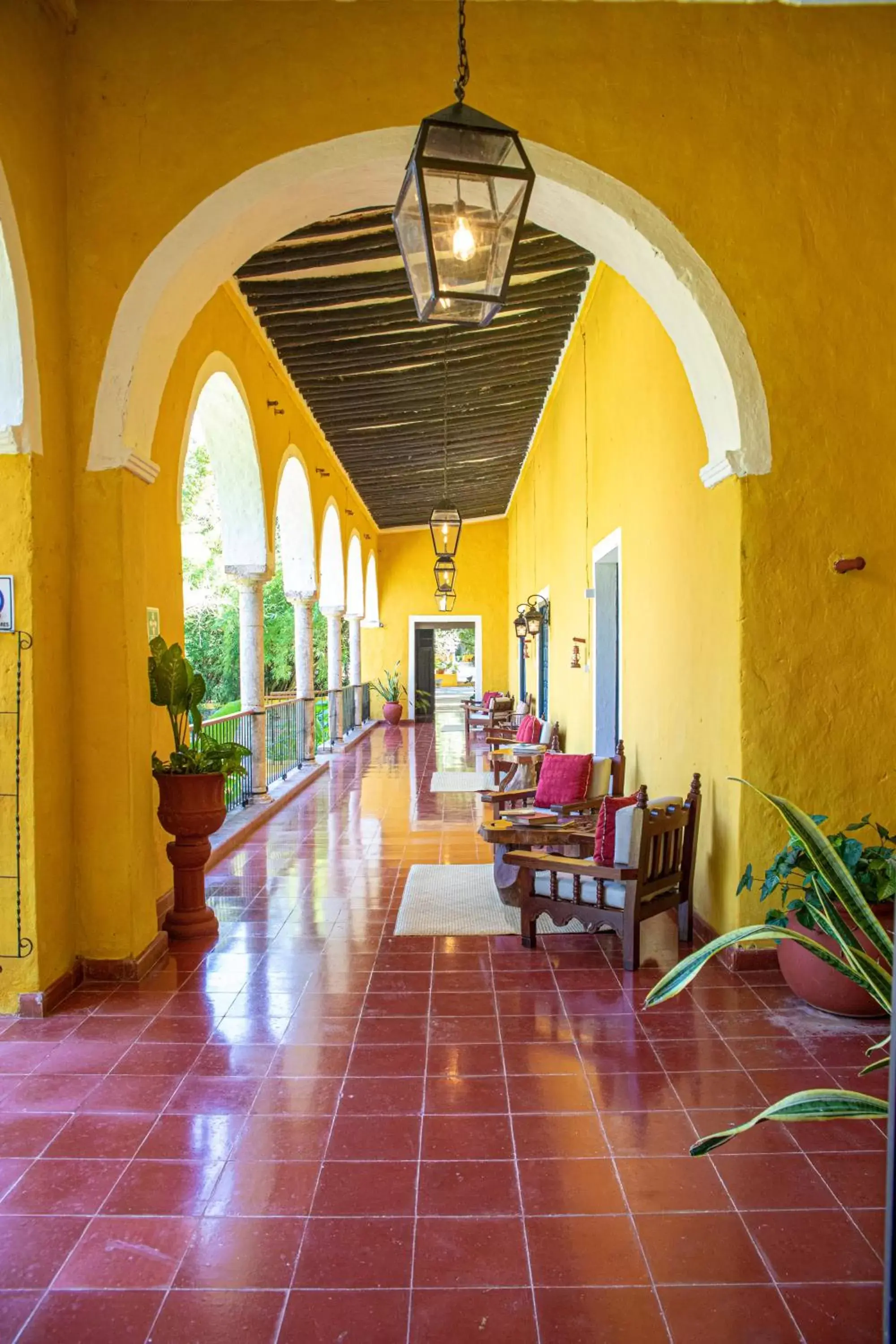 Balcony/Terrace in Hacienda San Miguel Yucatan