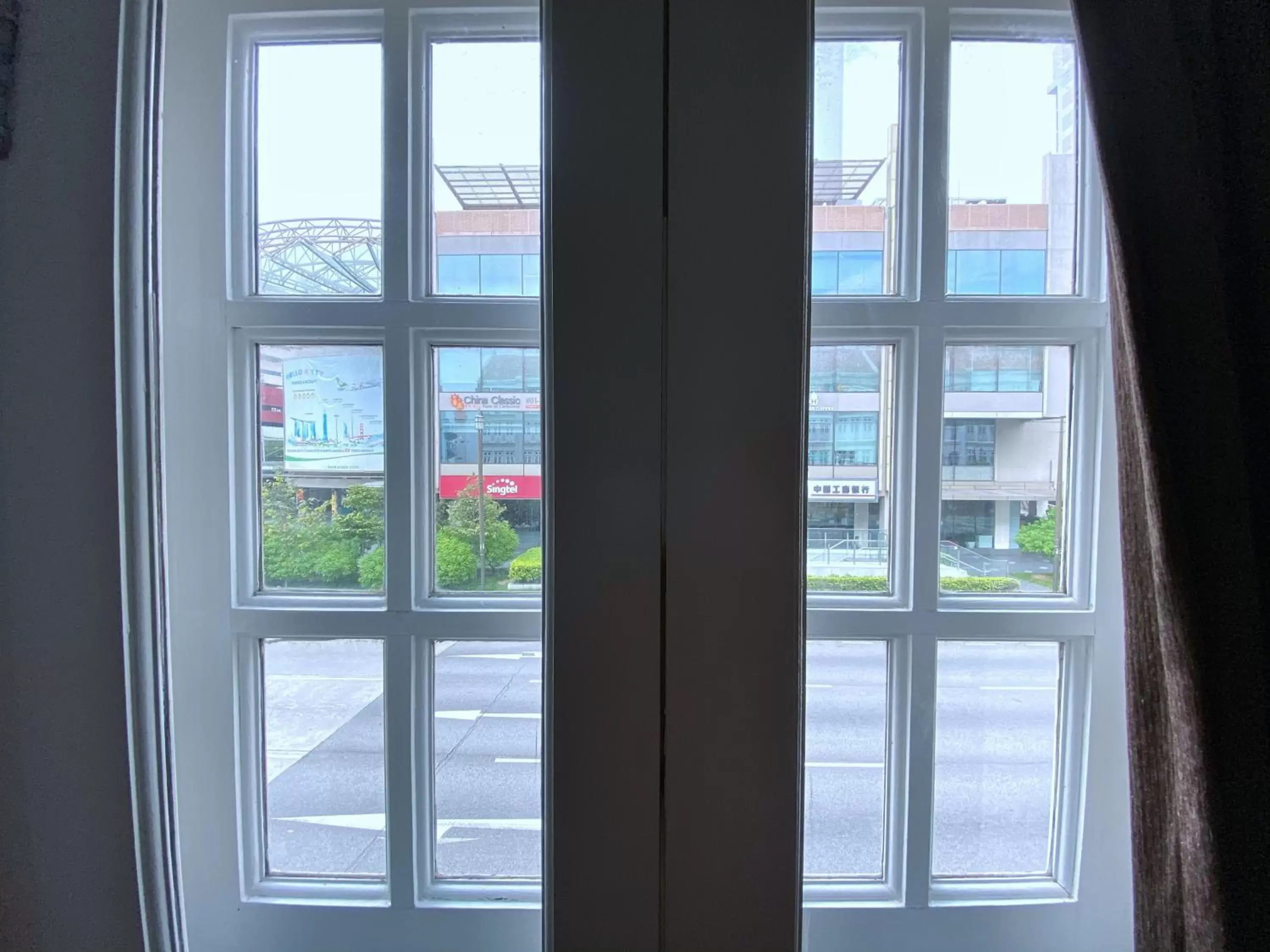 City view in Bliss Hotel Singapore City view in Bliss Hotel Singapore