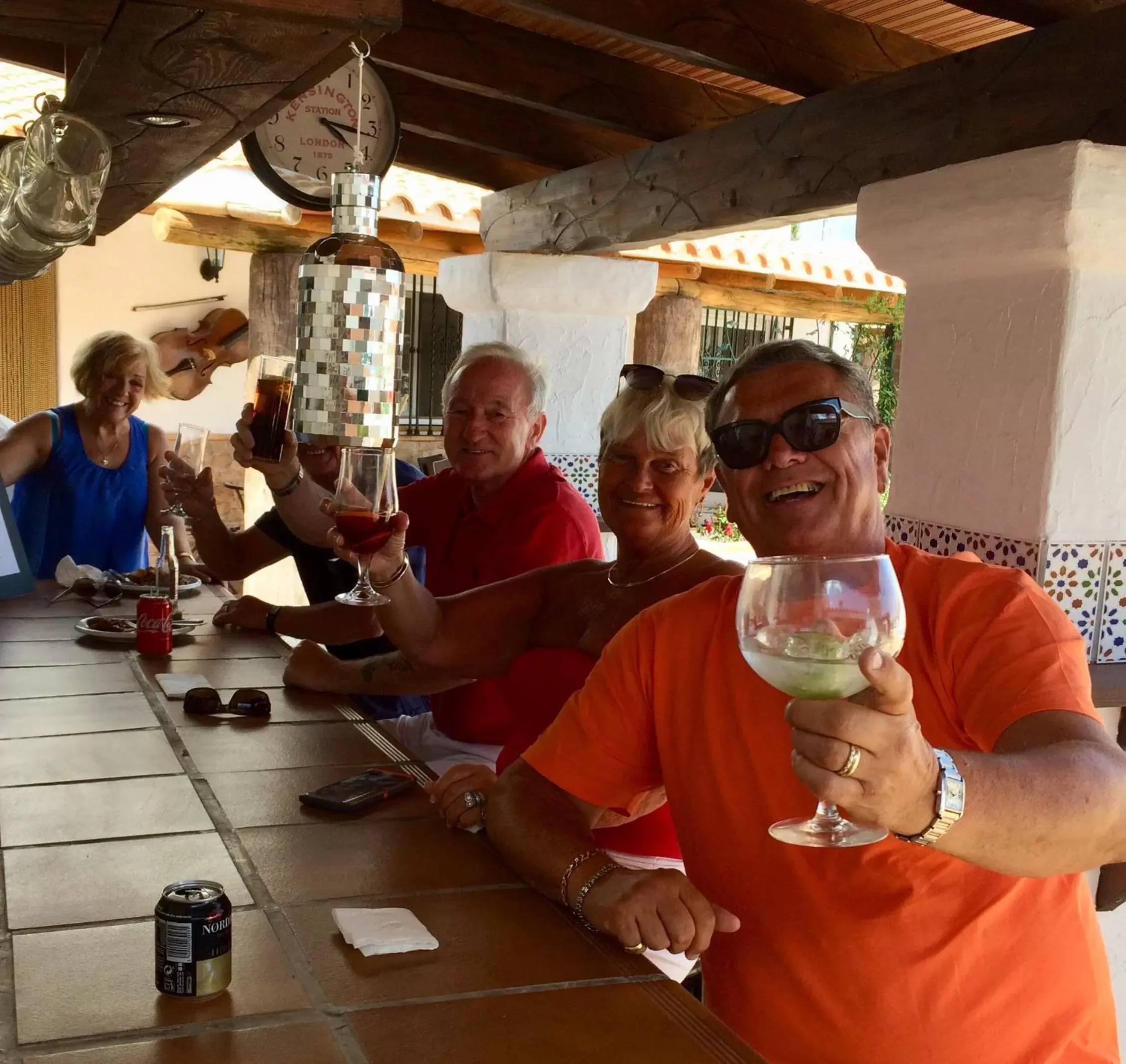 group of guests in Cueva Romana, Adults Only Cave House