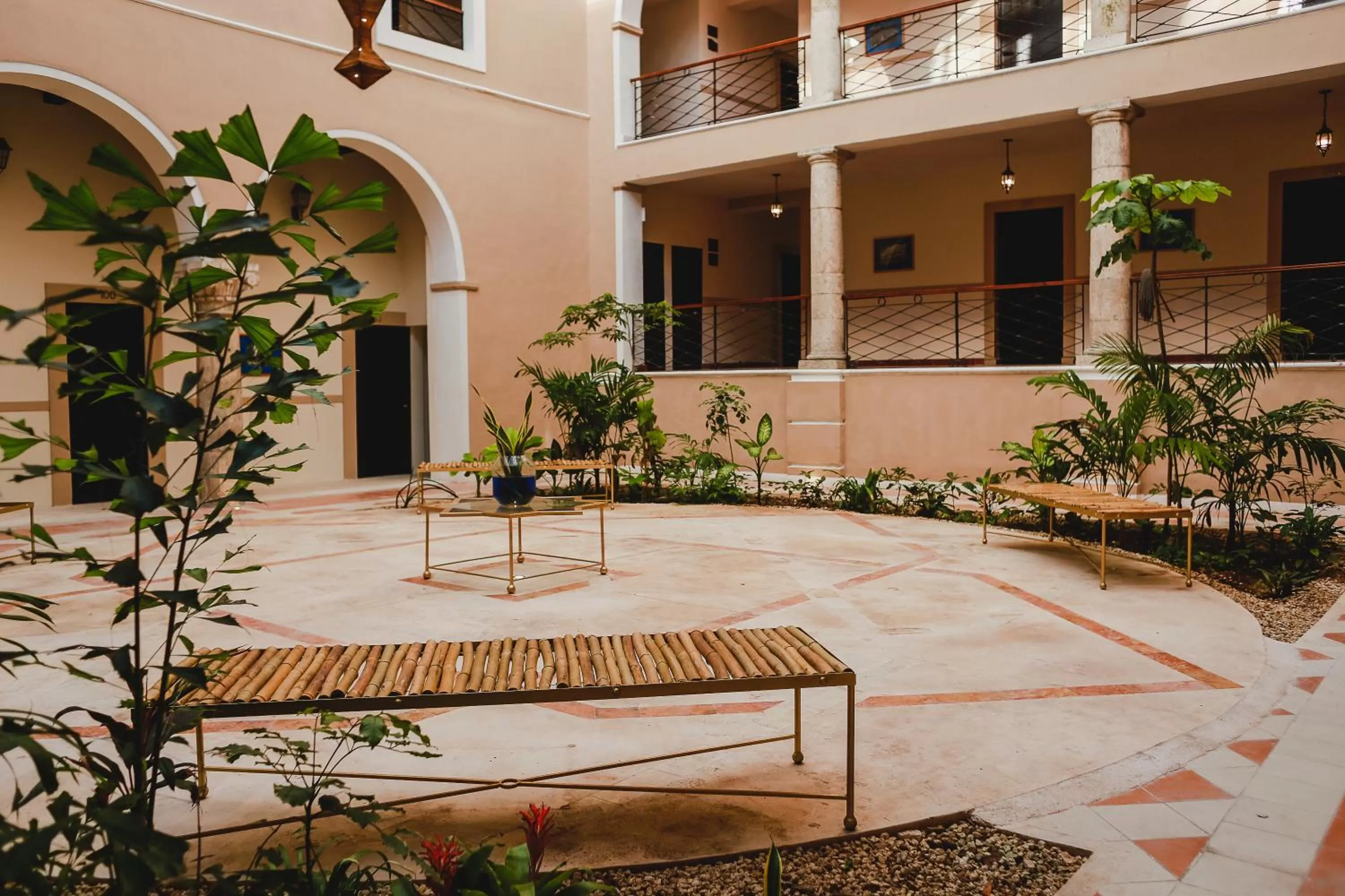 Patio in Hotel Merida