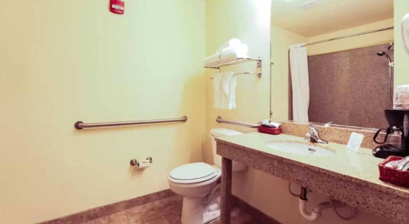 Bathroom in Mountain Inn & Suites Airport - Hendersonville