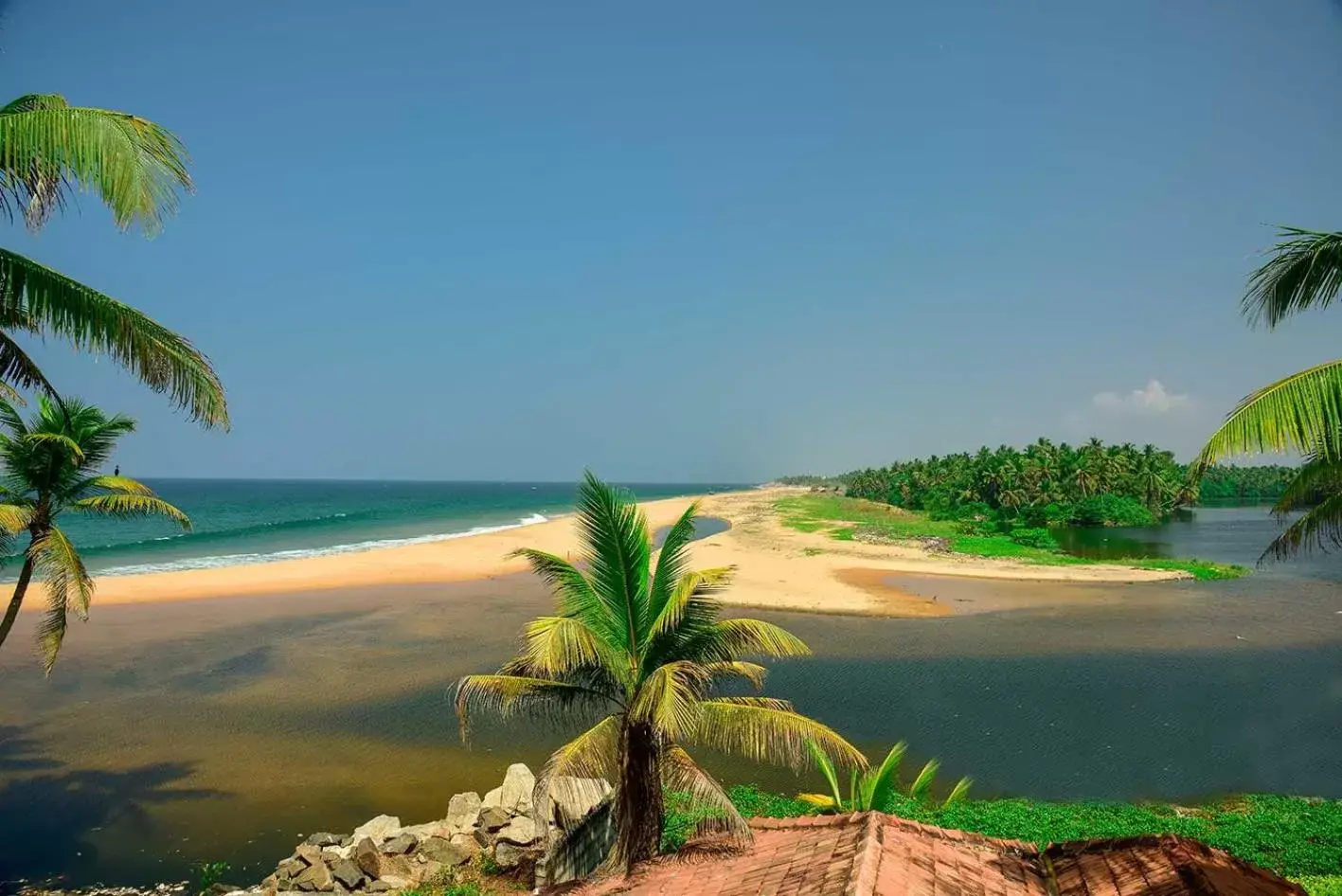 Natural landscape in Beach and Lake Ayurvedic Resort